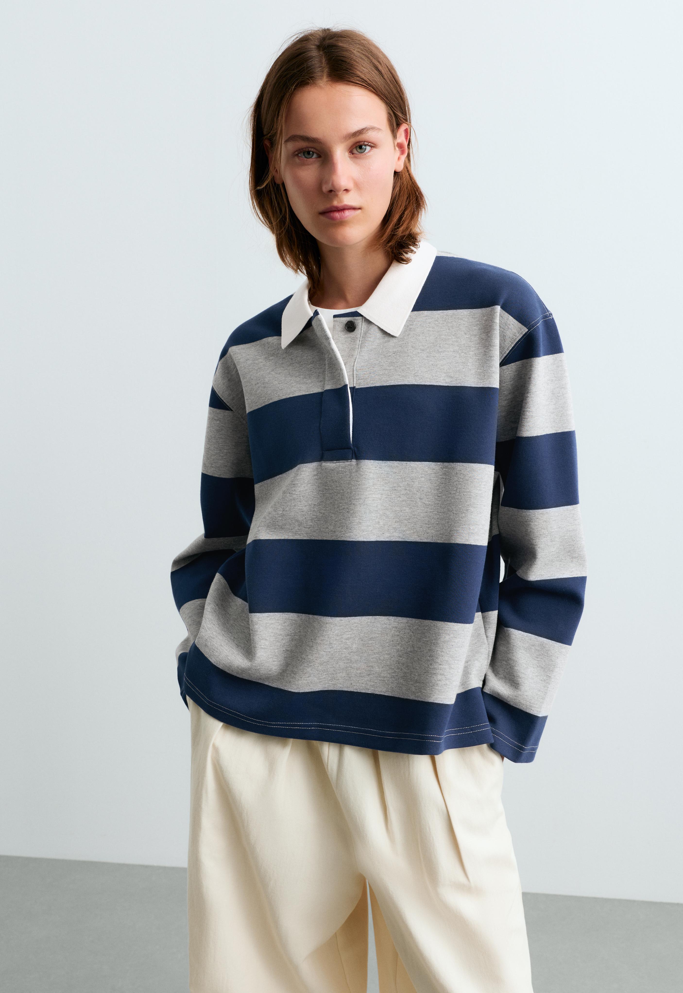 Jacquard cotton piqué polo shirt Jacquard cotton piqué polo shirt