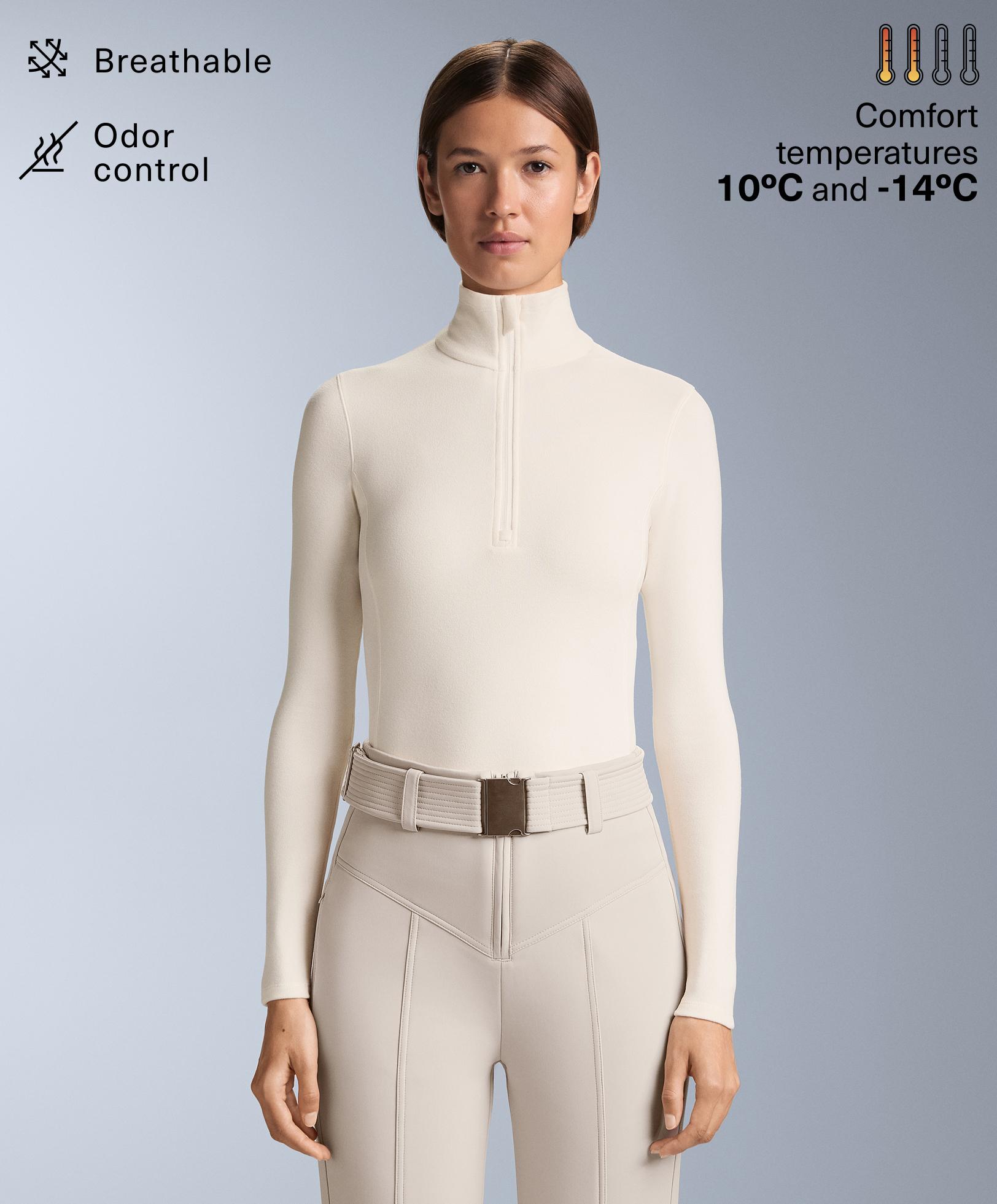 Half-zip polar thermal base layer T-shirt Half-zip polar thermal base layer T-shirt