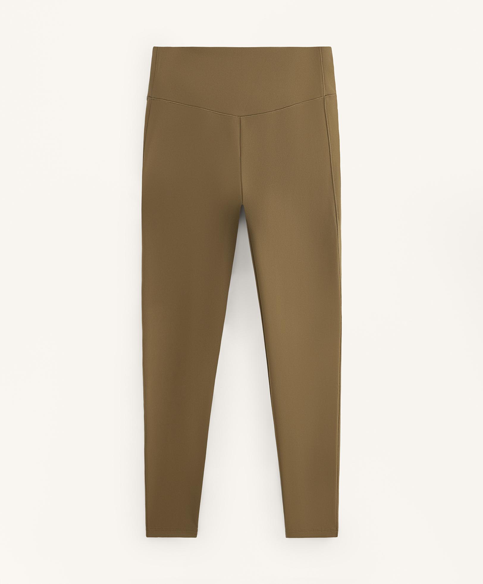 Evermove high-rise ankle-length leggings — OLIVE GREEN