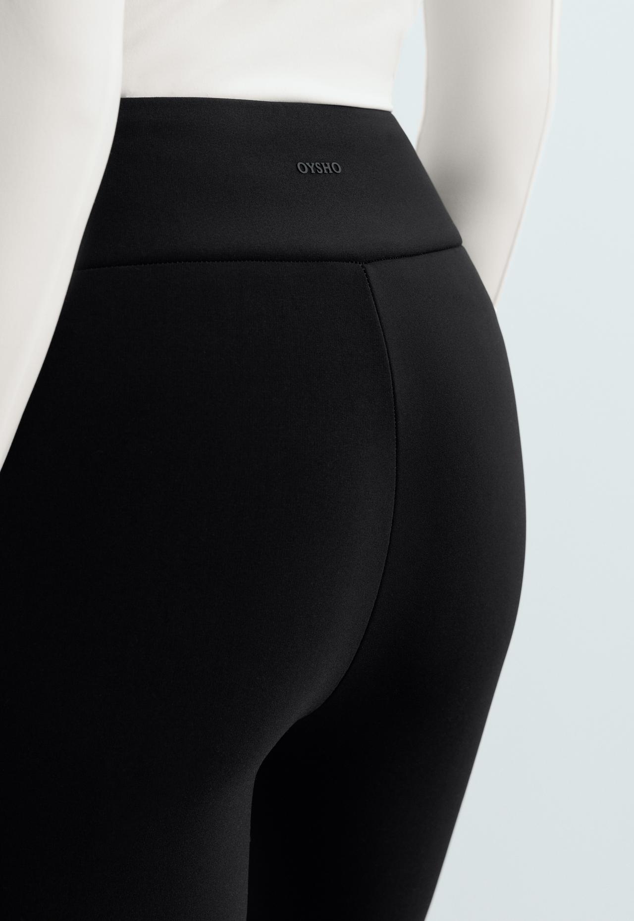 High rise Super extra warm Flare trousers – Warm, Extra warm Seamless — BLACK