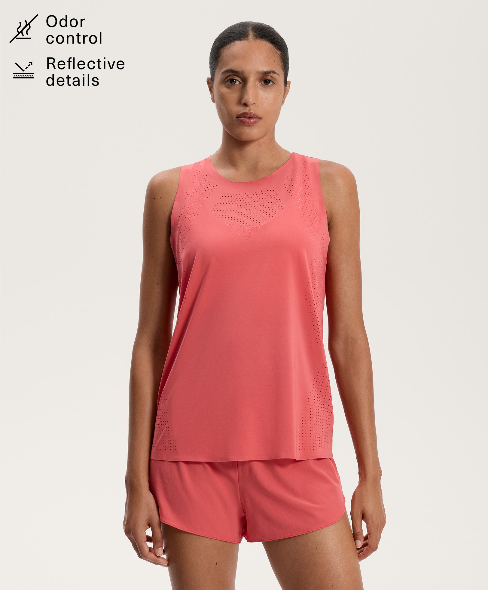 Microperforated technical sleeveless T-shirt Microperforated technical sleeveless T-shirt