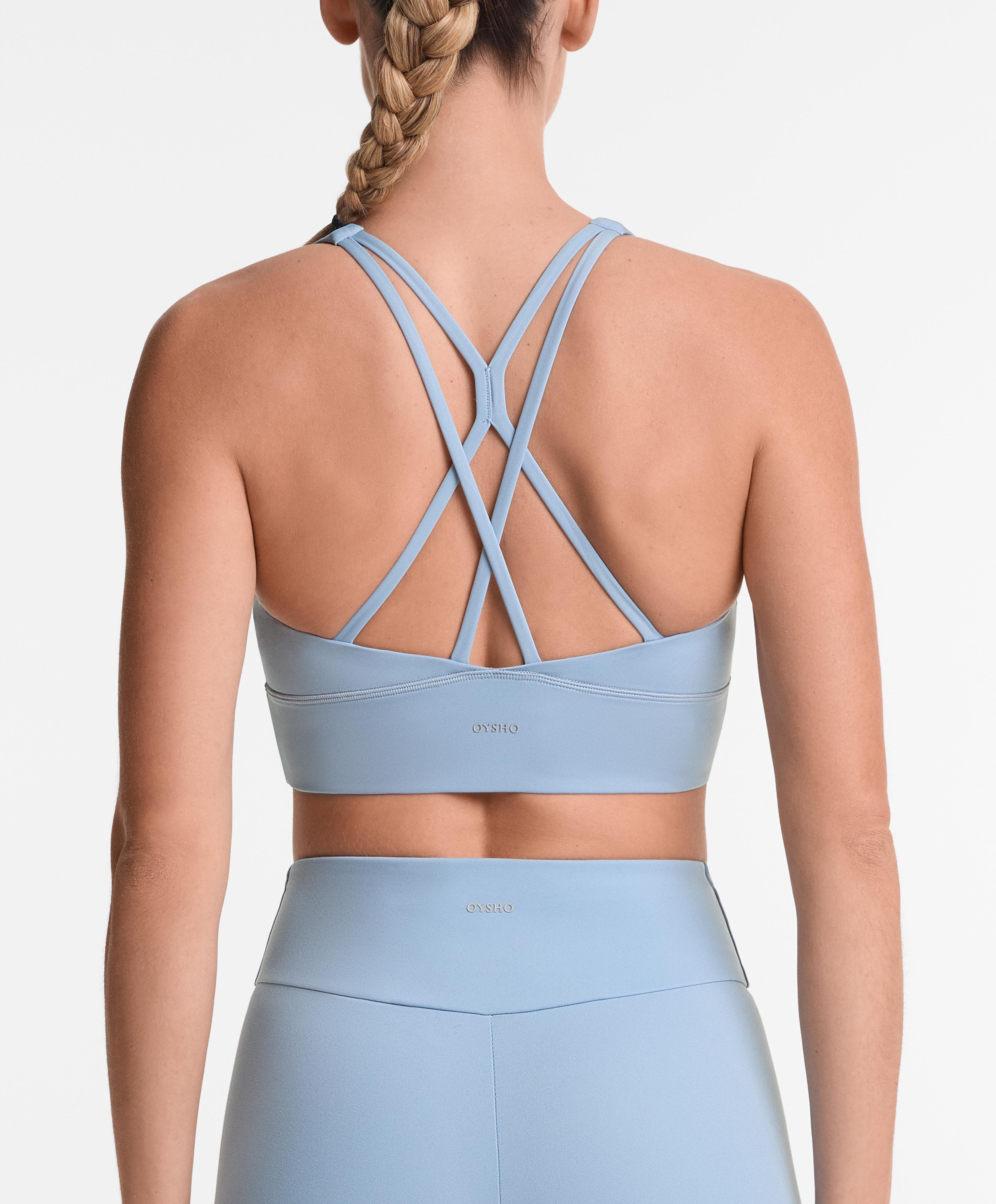 Medium-support comfortlux sports bra with cups