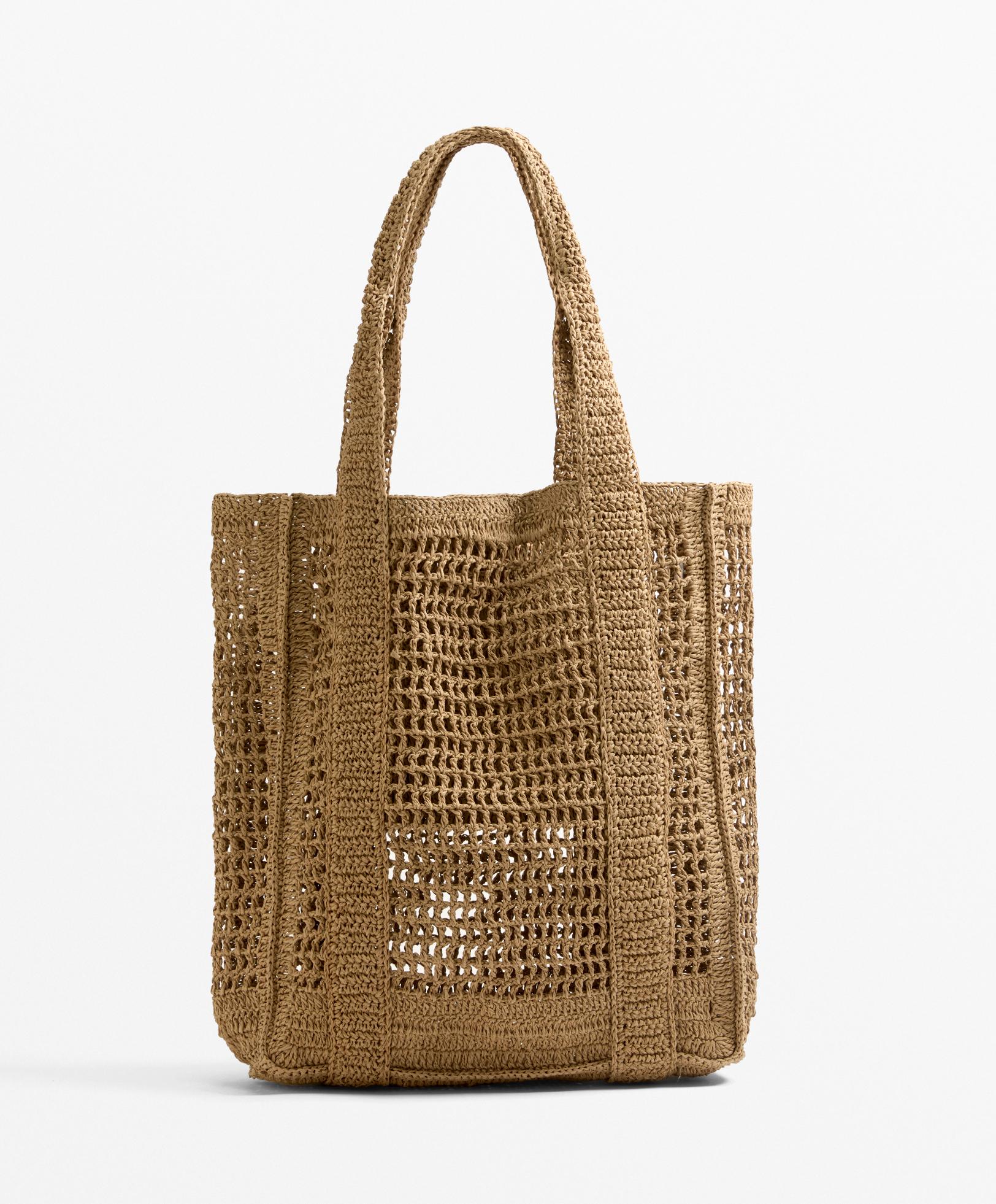 Geantă shopper ajurată