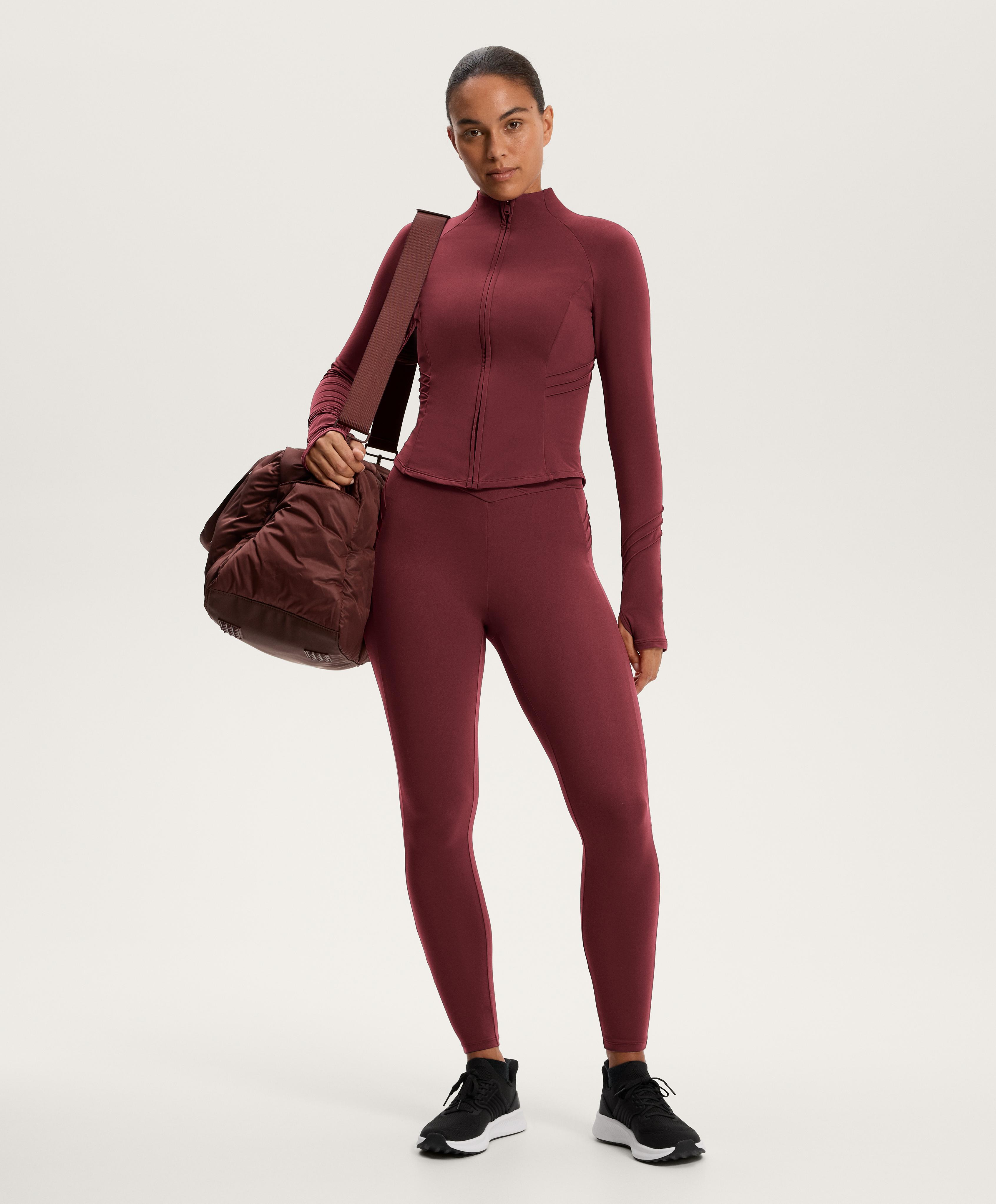 Light warm technical jacket with nerve seams