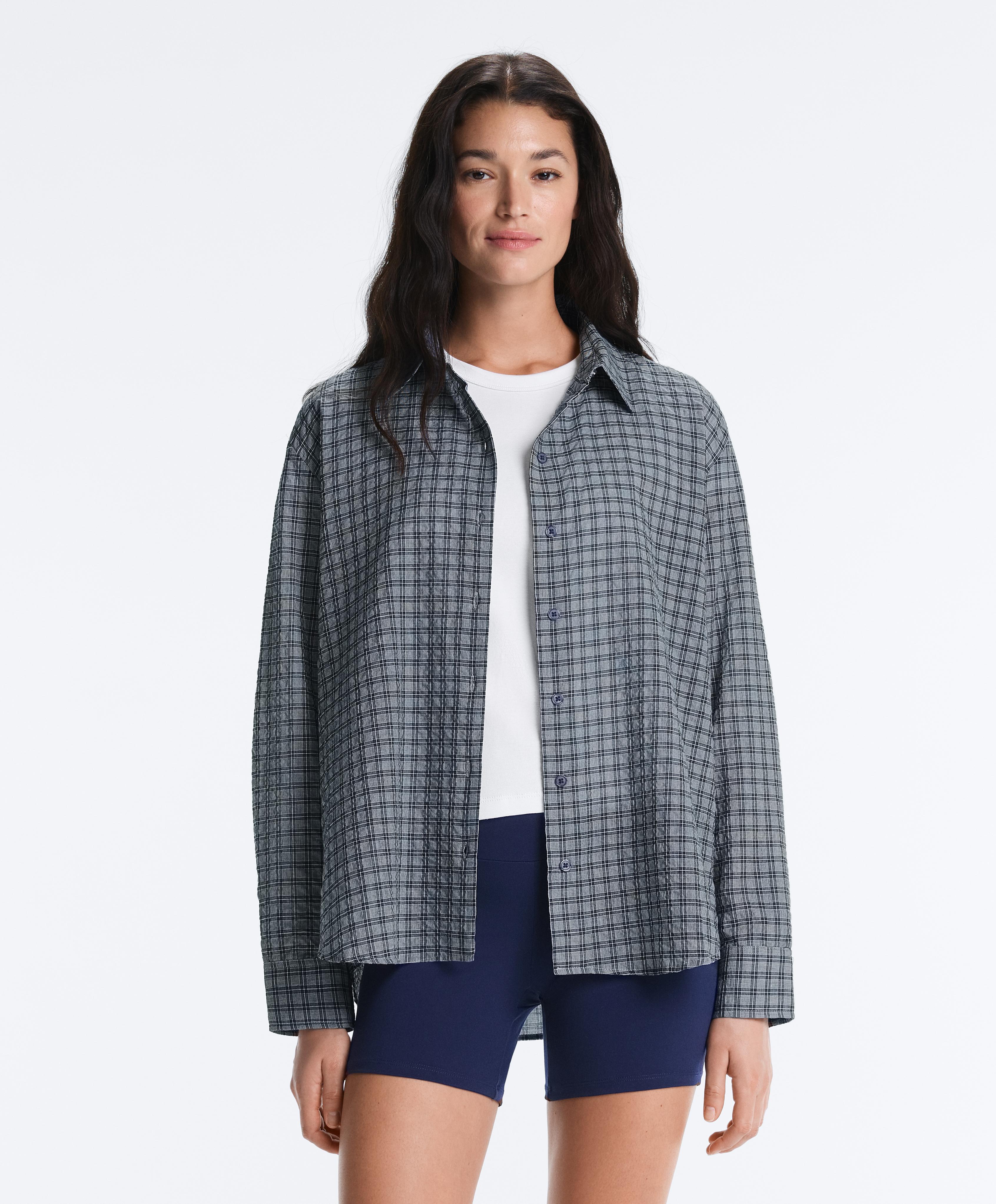 Long sleeve shirt — GREY-BLUE
