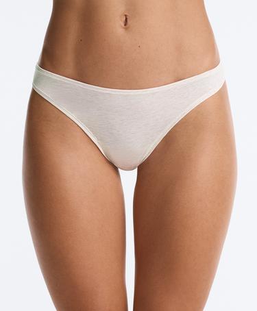 5 cotton blend Brazilian briefs — TAUPE                    2