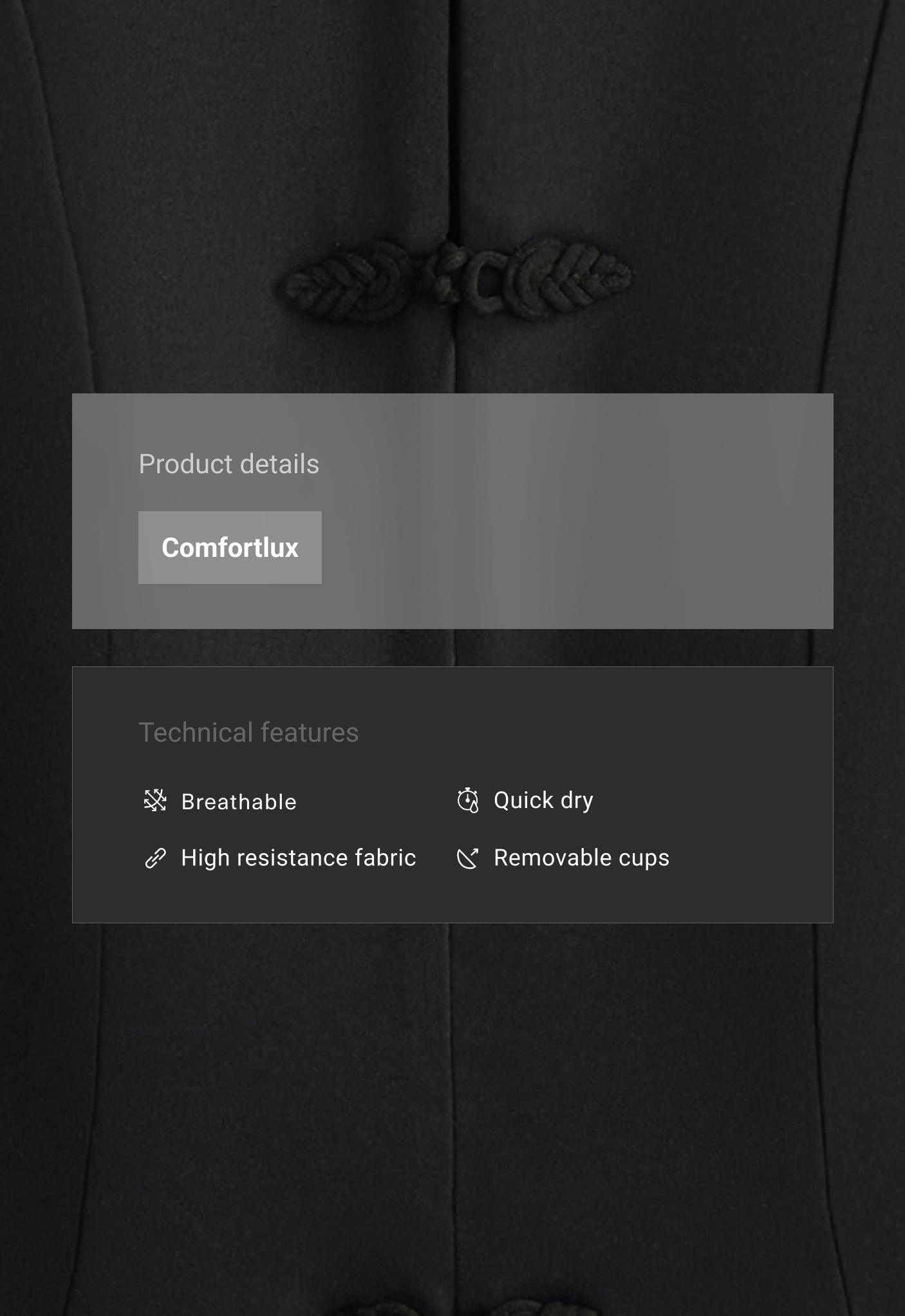 تانك توب طويل Comfortlux بياقة صينية