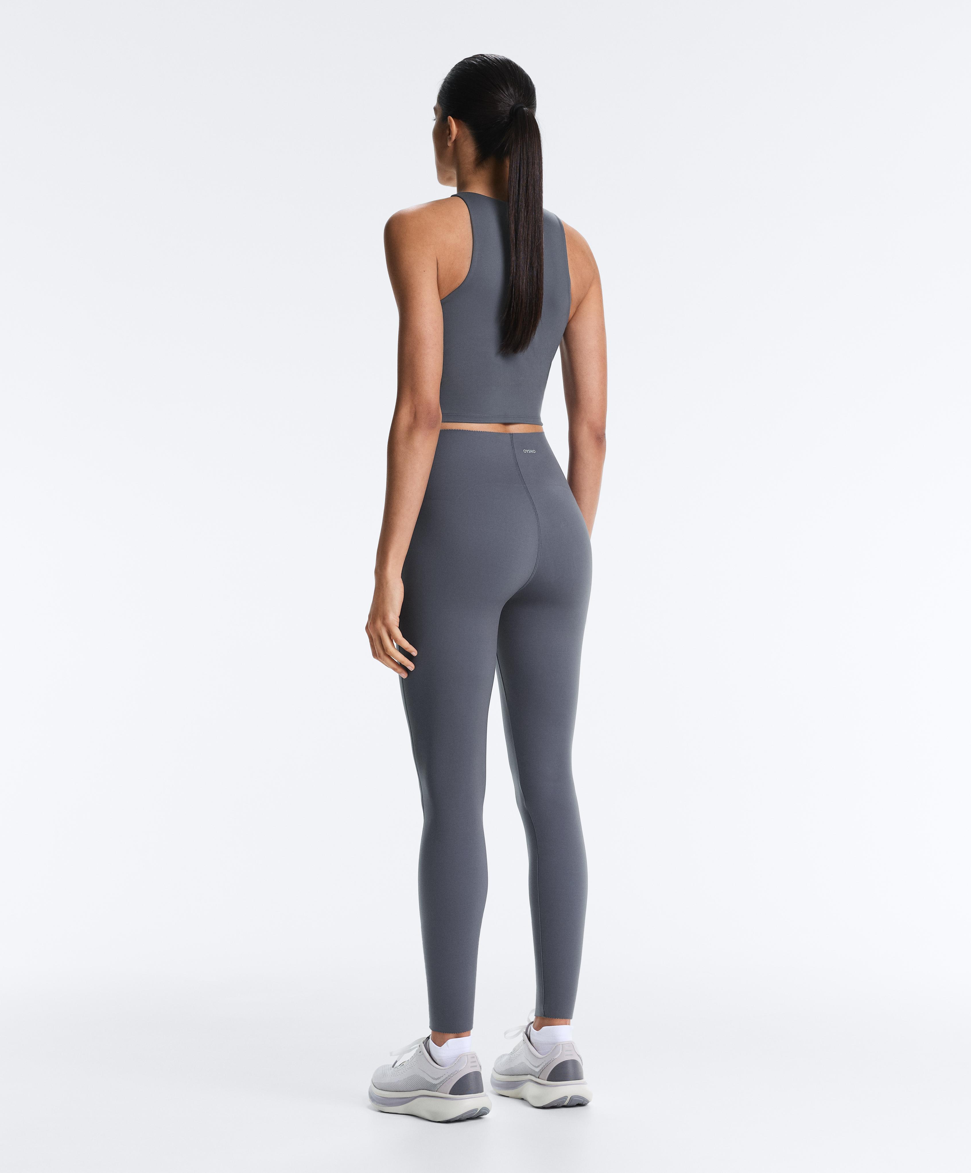 Extra Compressive Halter Tank Top — PETROL