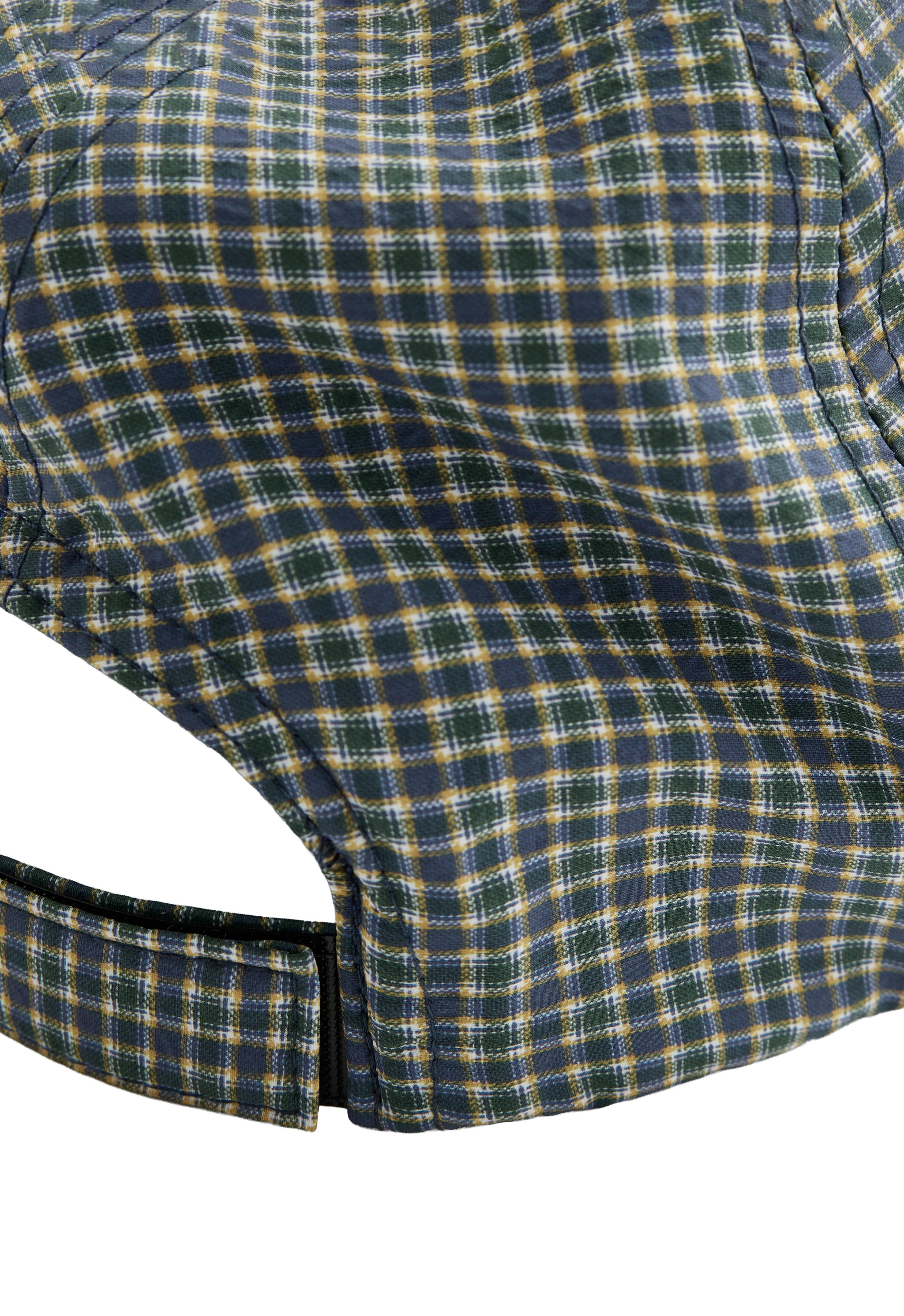 Checked print cap — BRIGHT LAVENDER