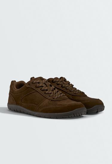 Multi-activity suede barefoot trainers — BROWN 2