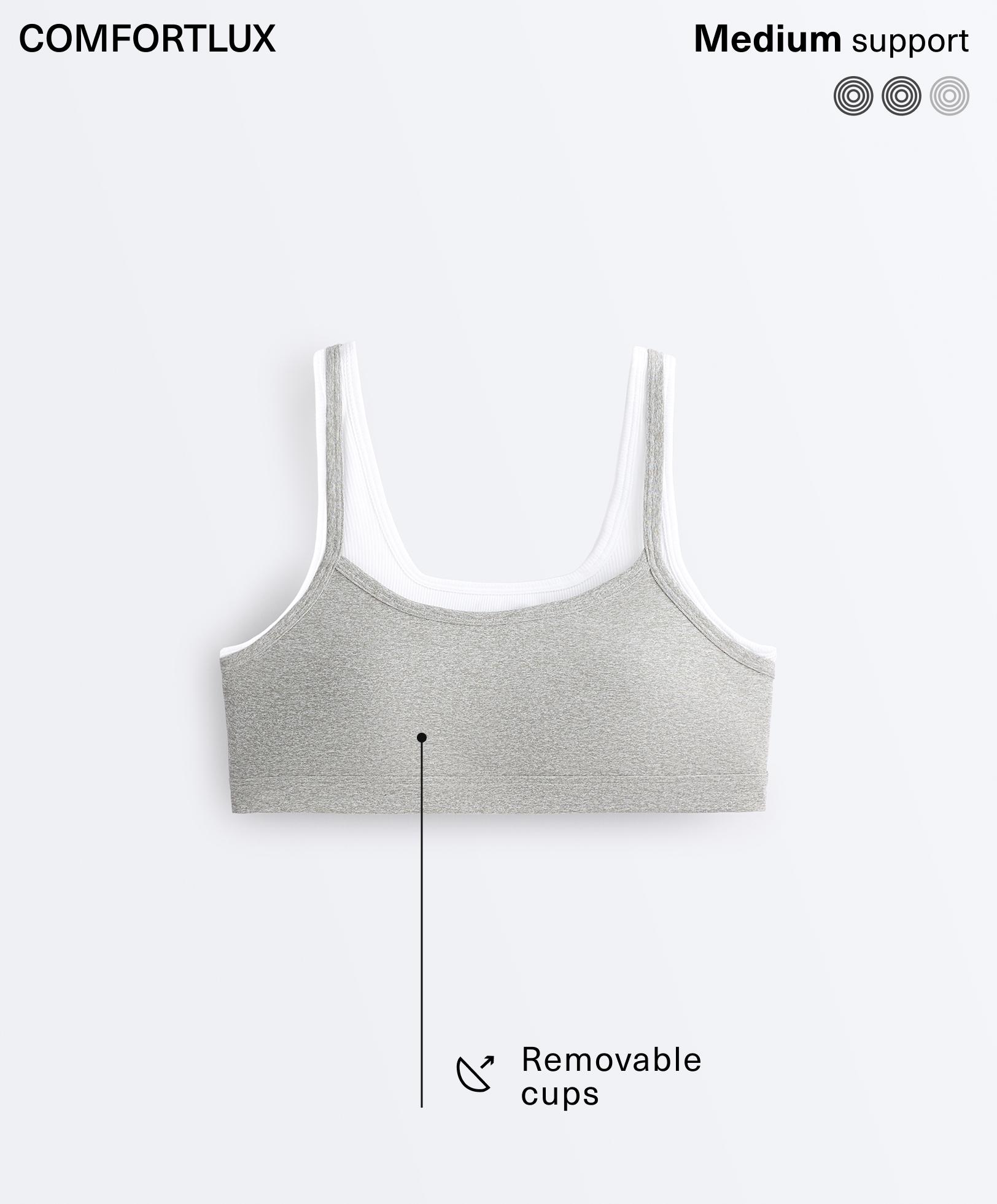 Reggiseno sportivo sostegno medio sovrapposizione rib vigoré Reggiseno sportivo sostegno medio sovrapposizione rib vigoré