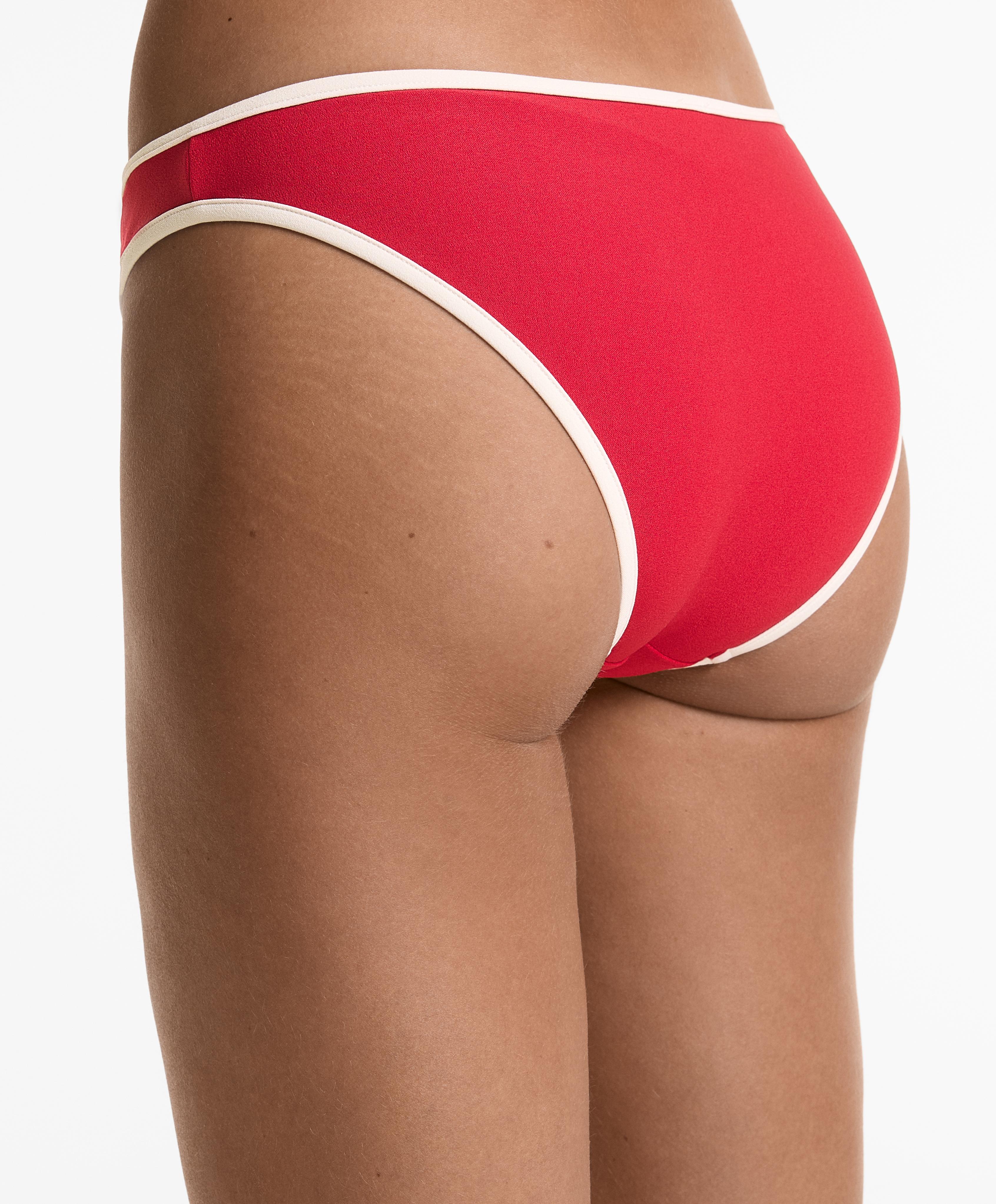 Contrast trim classic bikini briefs