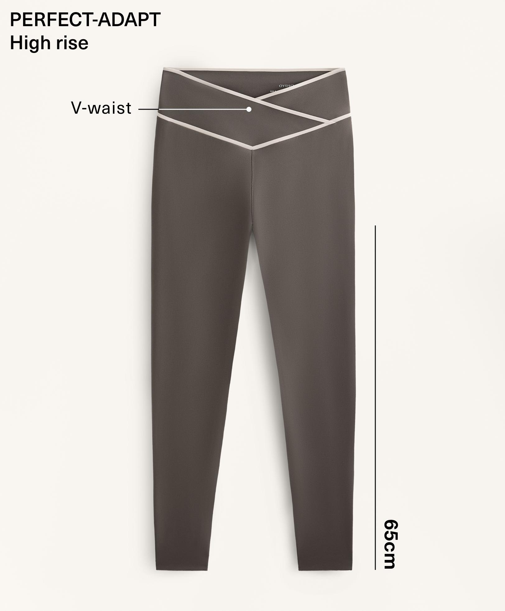 Leggings tobillero Perfect-adapt cintura en V cruzada 65 cm