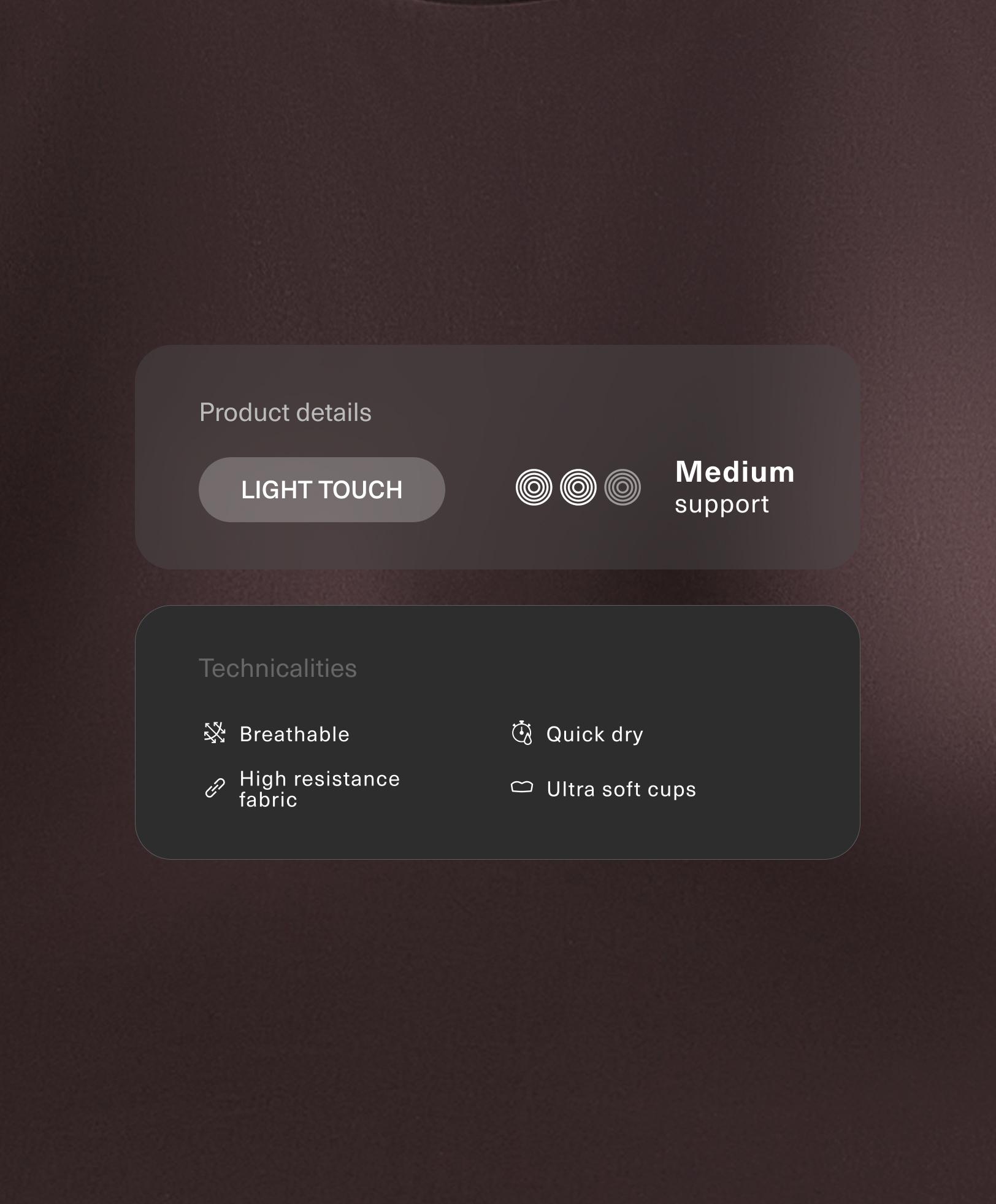 Tank top Light Touch gekruiste rug