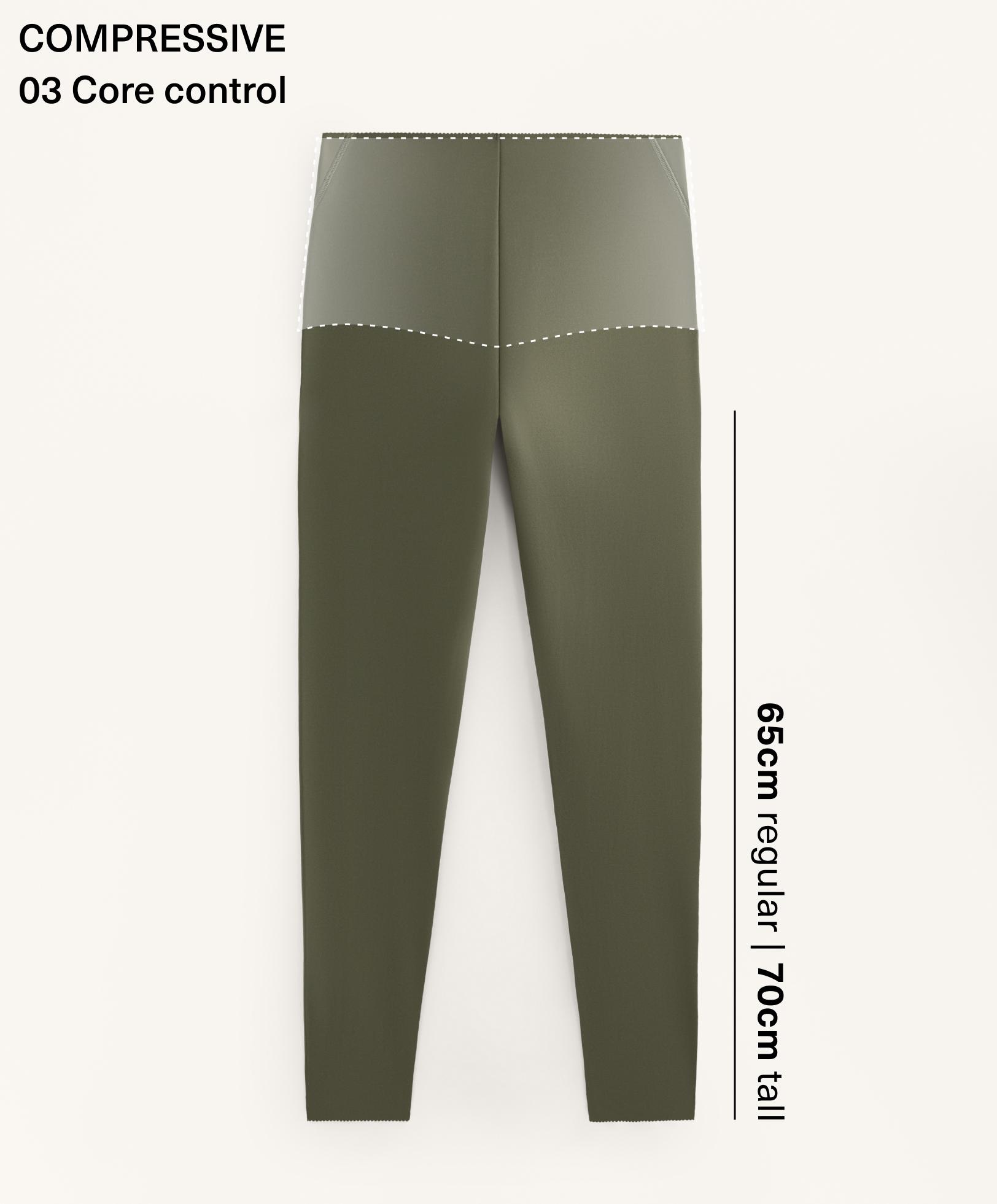Leggings tobillero high rise Compressive core control