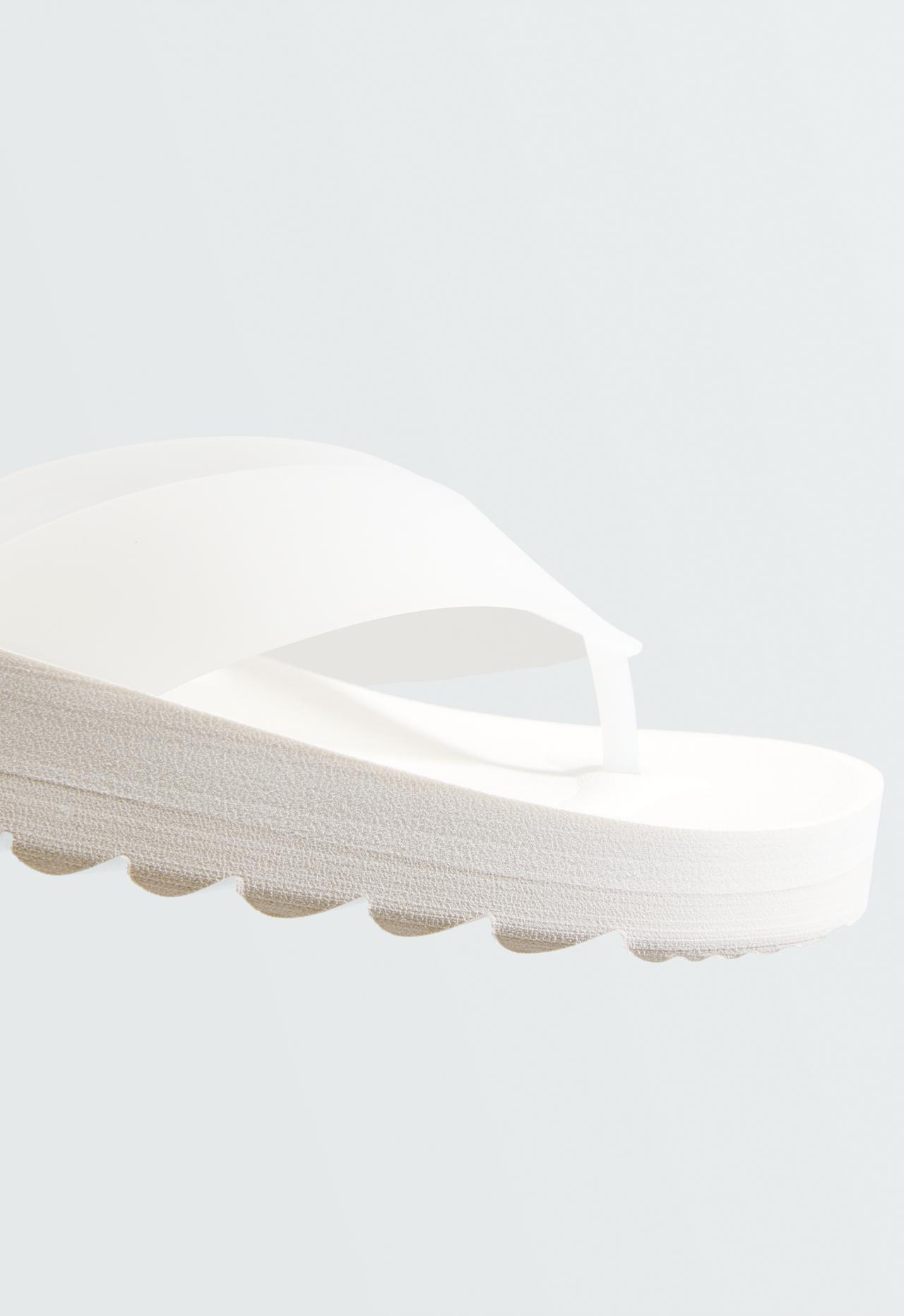 Platform beachwear sandals — WHITE