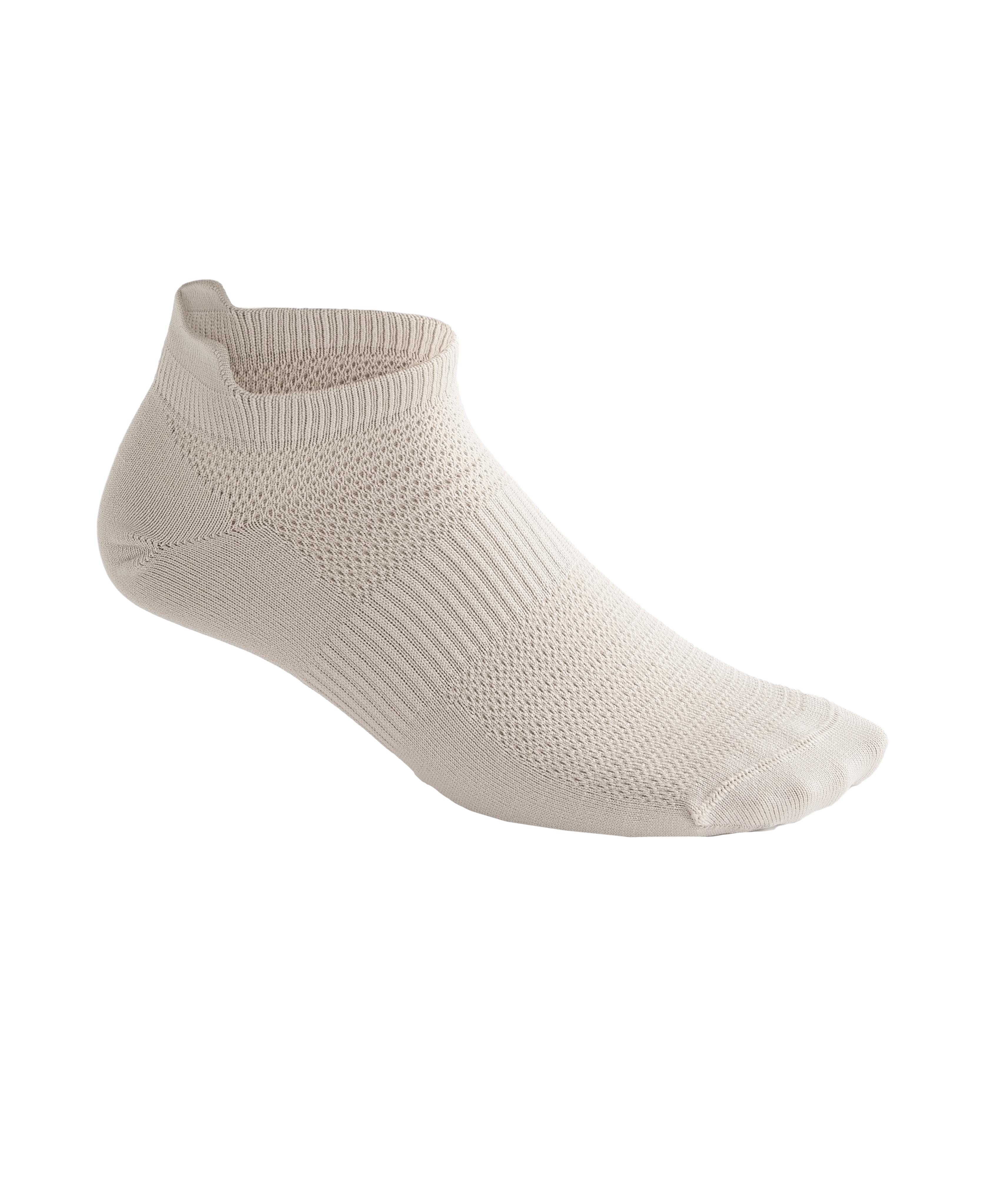 3 pack of polyamide blend sneaker socks with heel tab — GREY