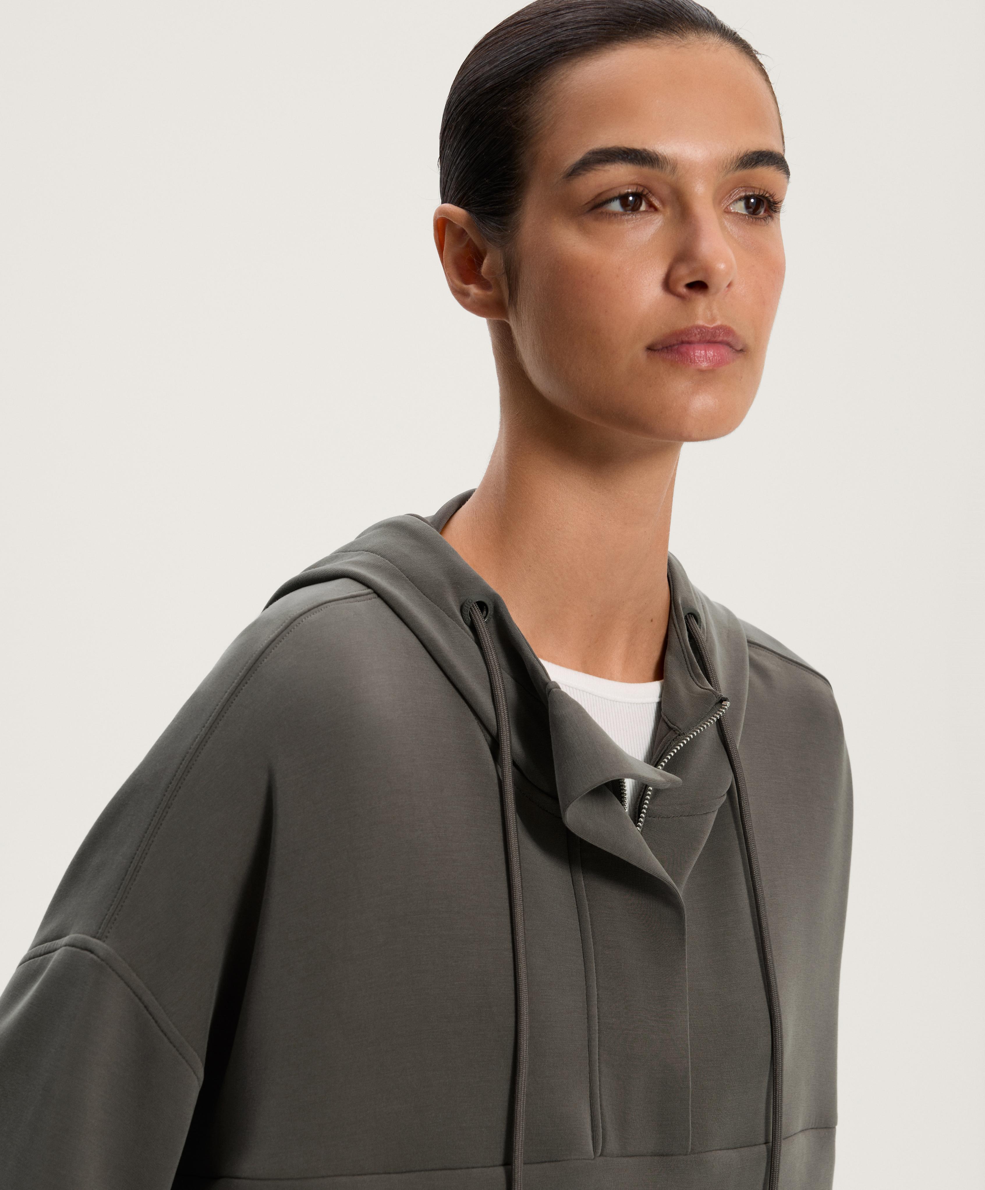 Толстовка на молнии из мягкого модала - Распродажа