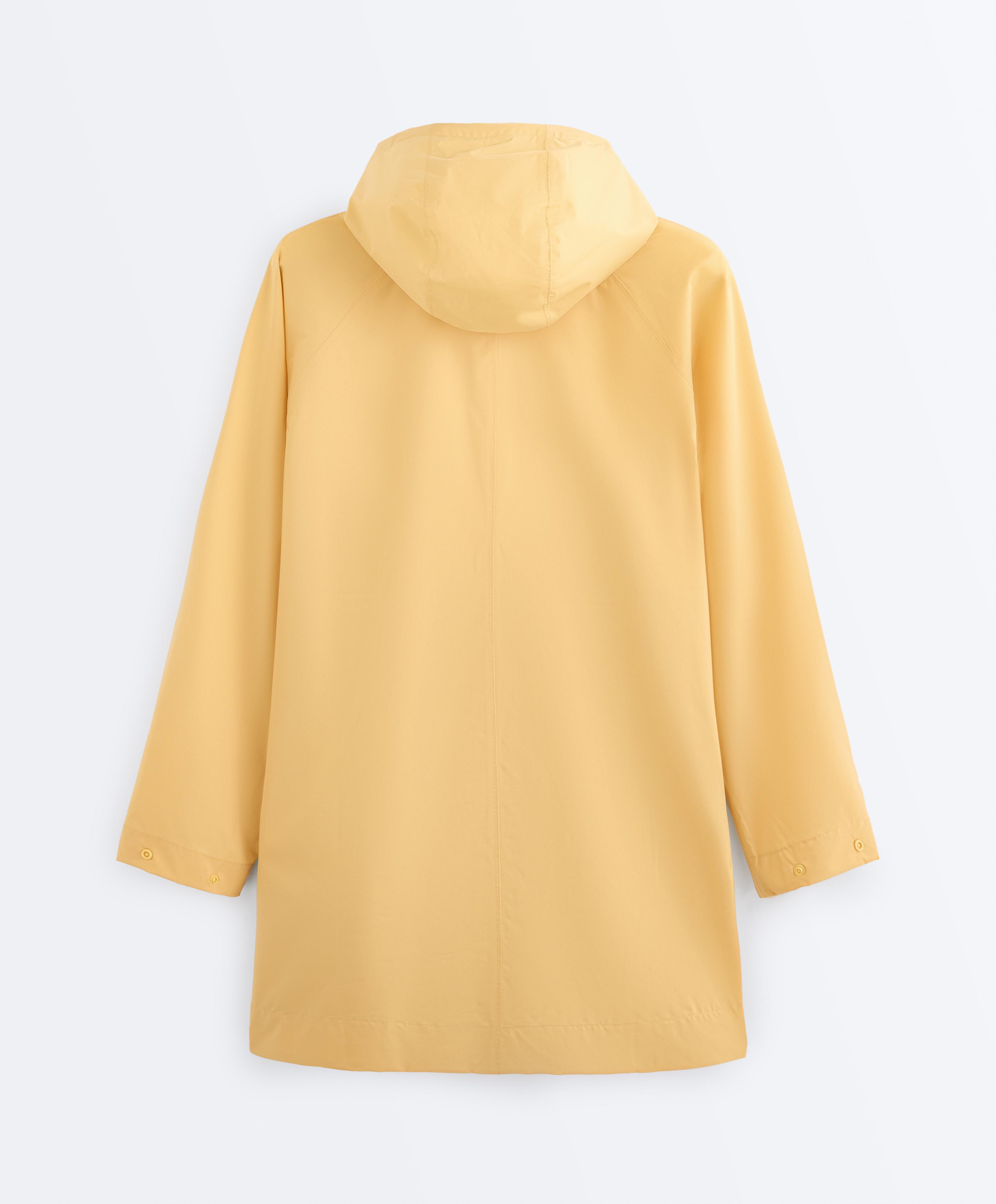 Packable super extra lightweight 10k waterproof jacket — MID-YELLOW