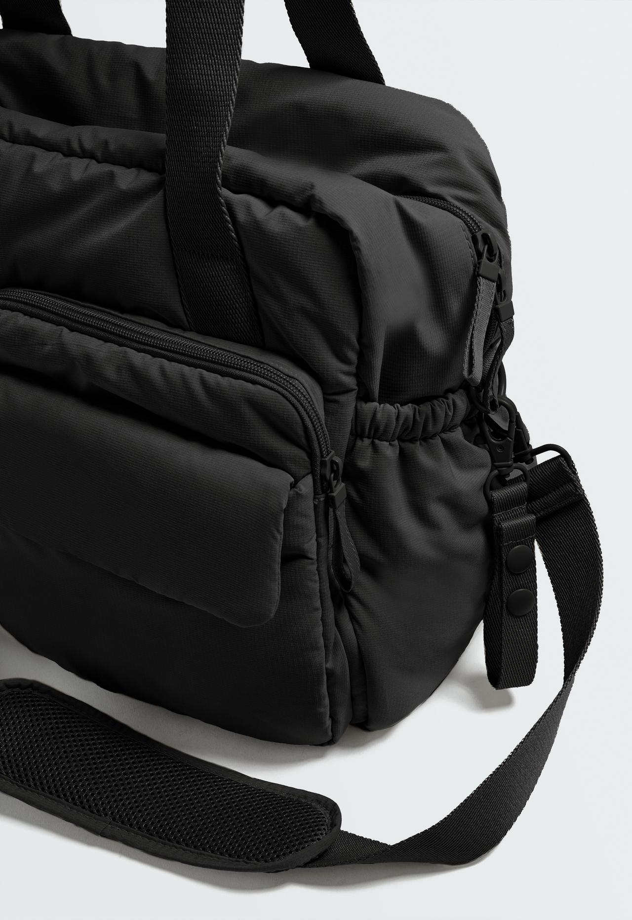 Maxi maternity bag — BLACK