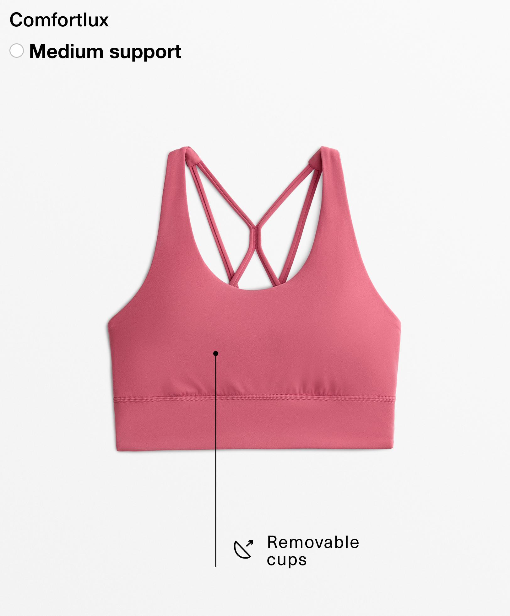 Brassière sport comfortlux à maintien modéré et bonnets