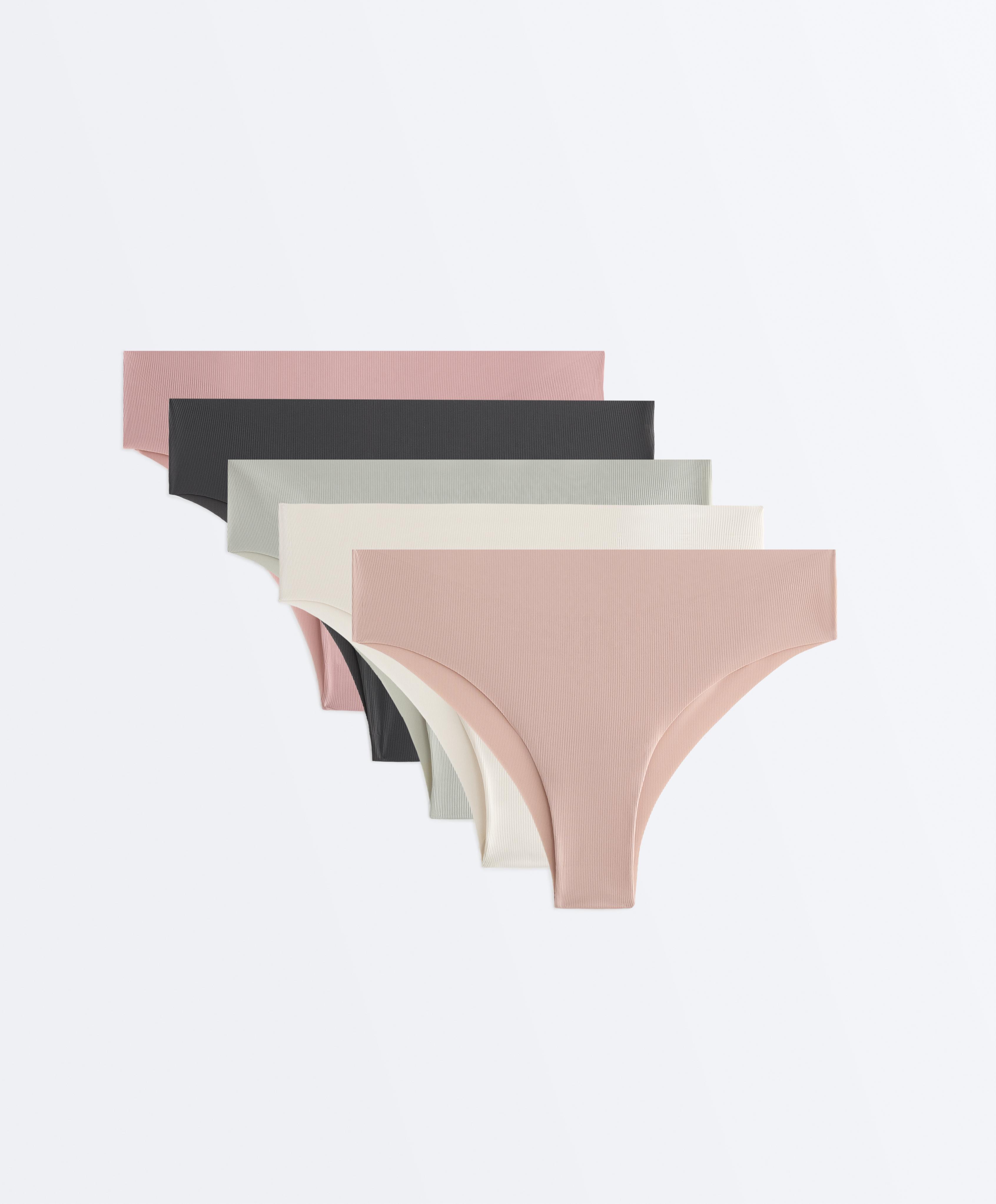 5 Laser-cut Tanga aus Polyamid-Mix mit leichtem Rib 5 Laser-cut Tanga aus Polyamid-Mix mit leichtem Rib