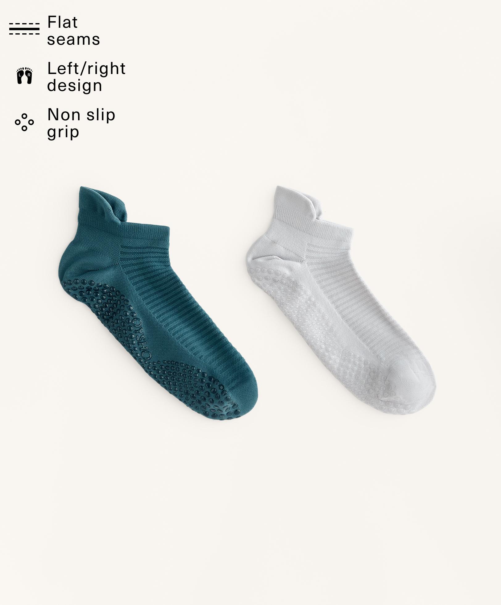 2 paar sneaker sokken yoga en pilates polyamidemix 2 paar sneaker sokken yoga en pilates polyamidemix