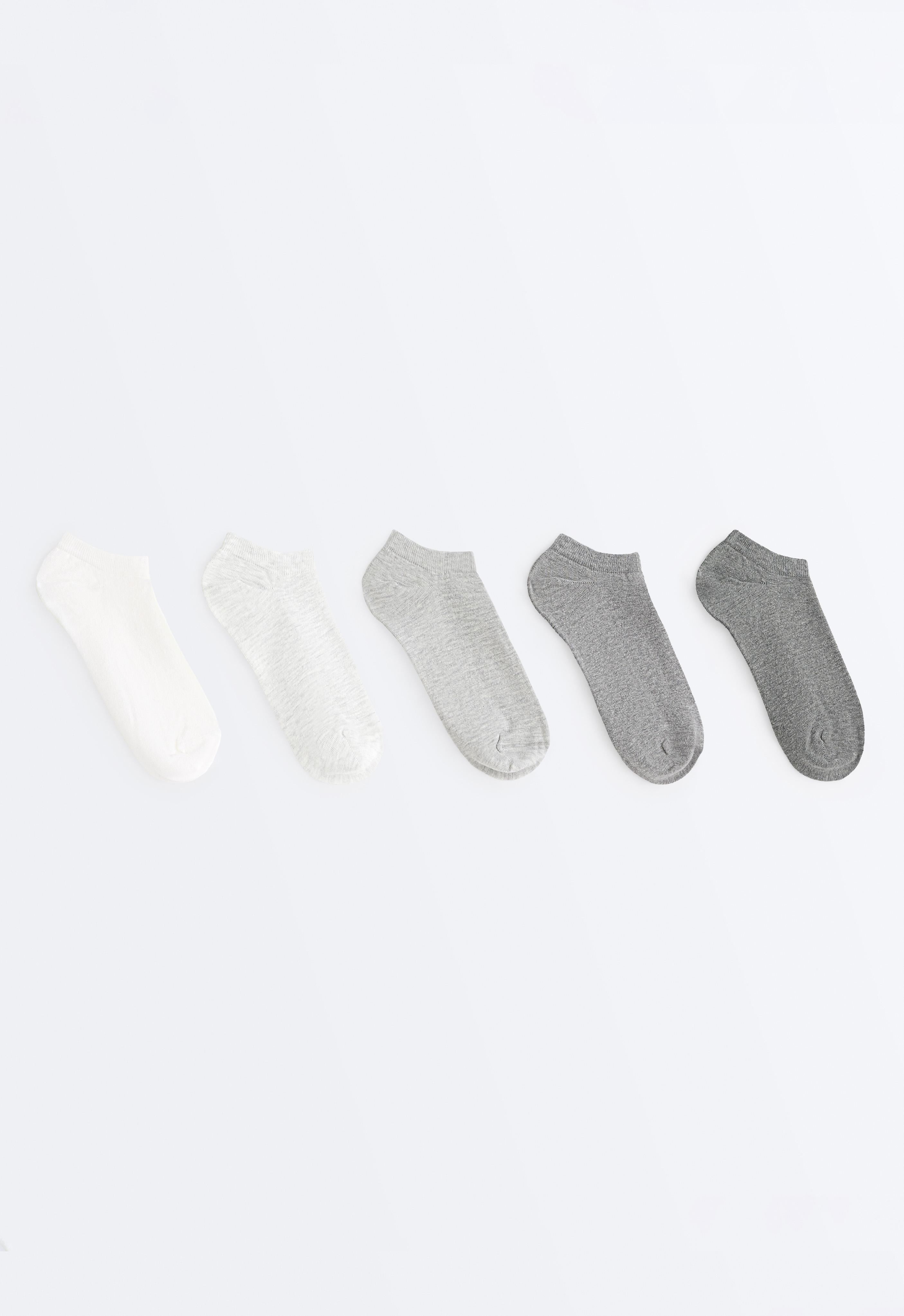5 pairs of cotton sneaker socks
