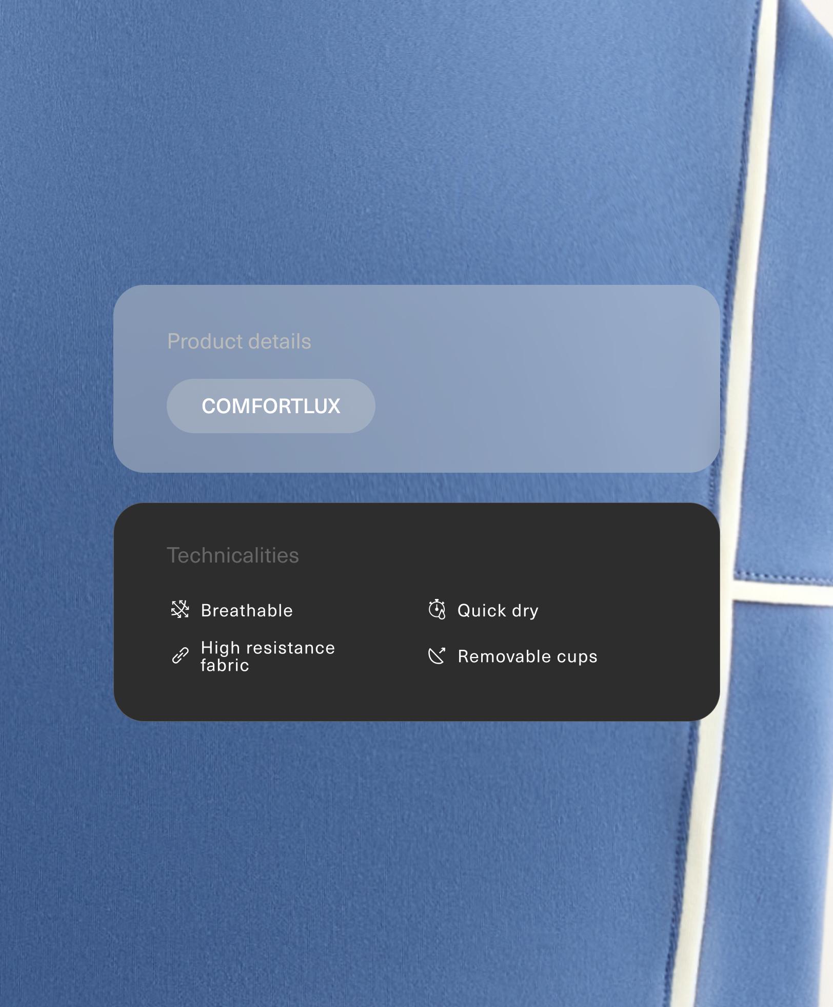 Tank top Comfortlux piping - Soldari Tank top Comfortlux piping - Soldari