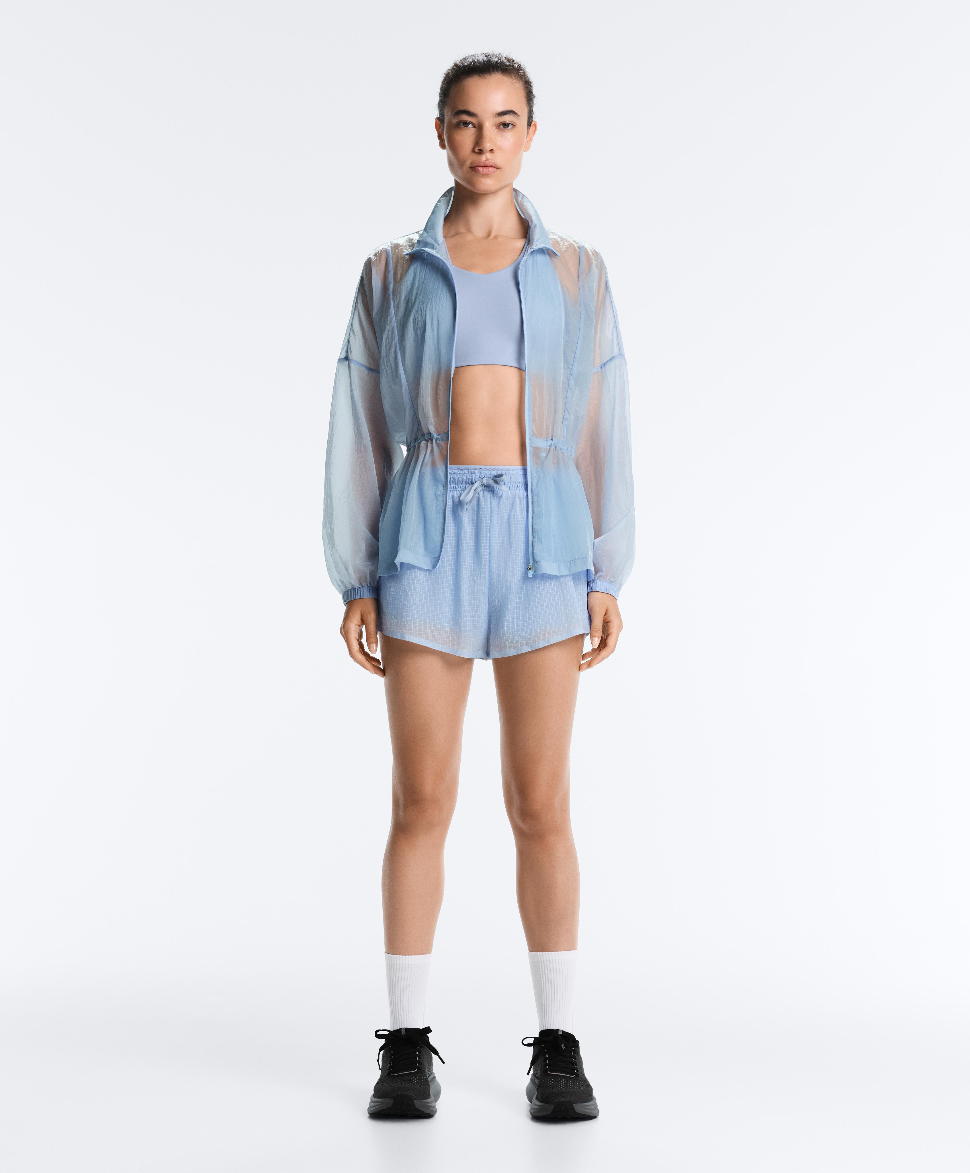 Lightweight track jacket — MID GREY-BLUE