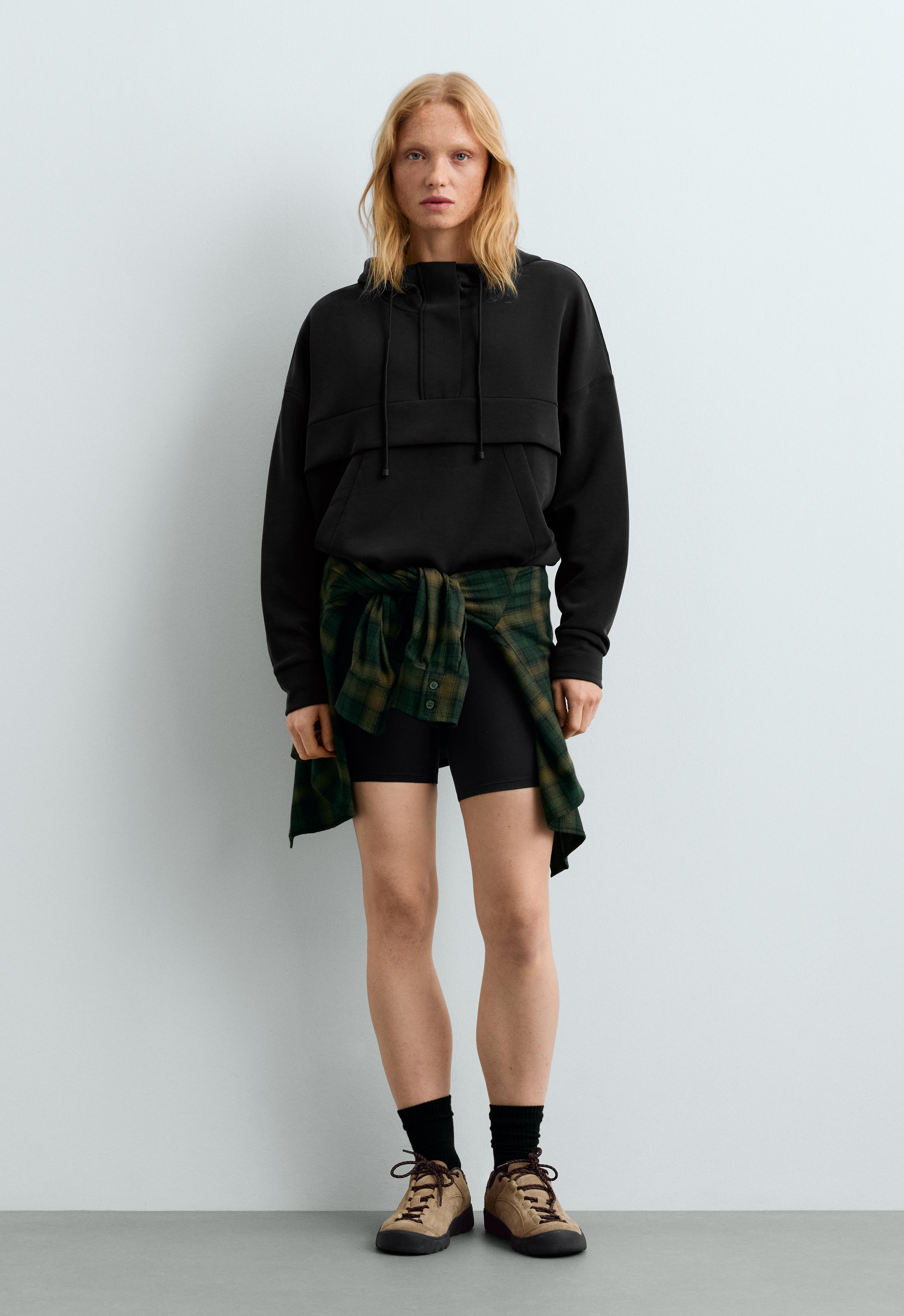 Soft-touch modal zip sweatshirt Soft-touch modal zip sweatshirt