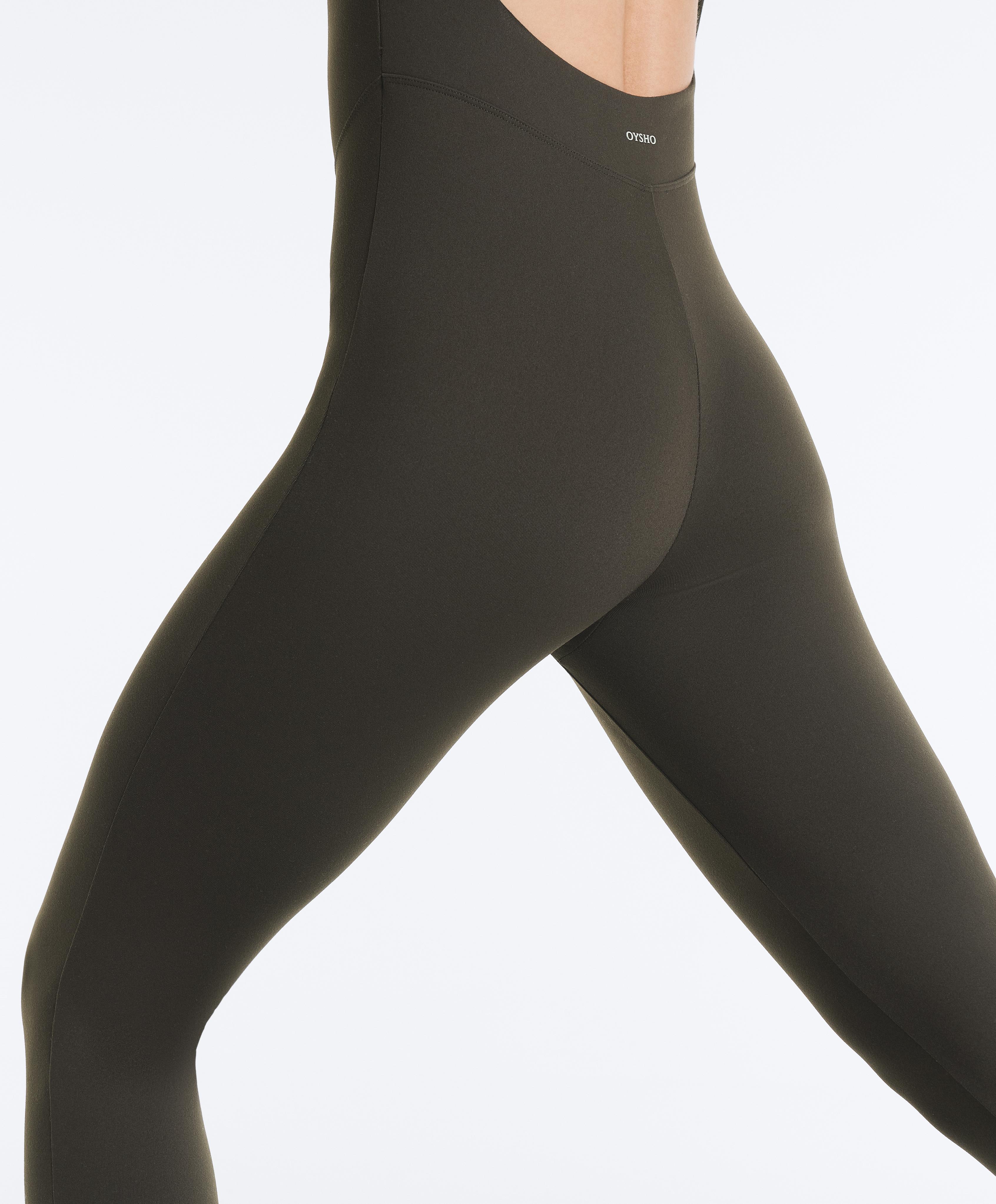 Evermove short-sleeve long jumpsuit — BROWN
