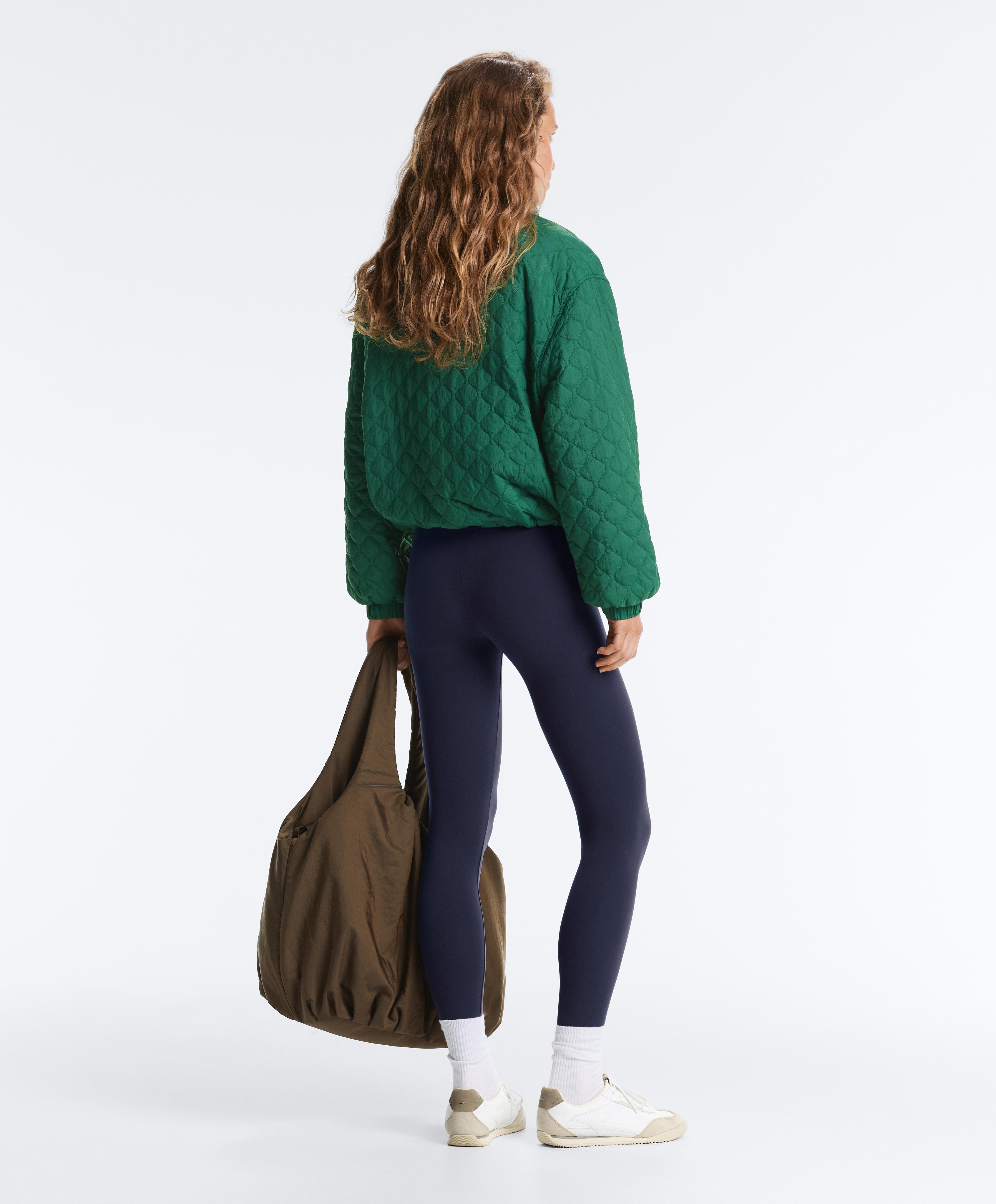 Short FELLEX® AEROGEL padded jacket — DARK EMERALD