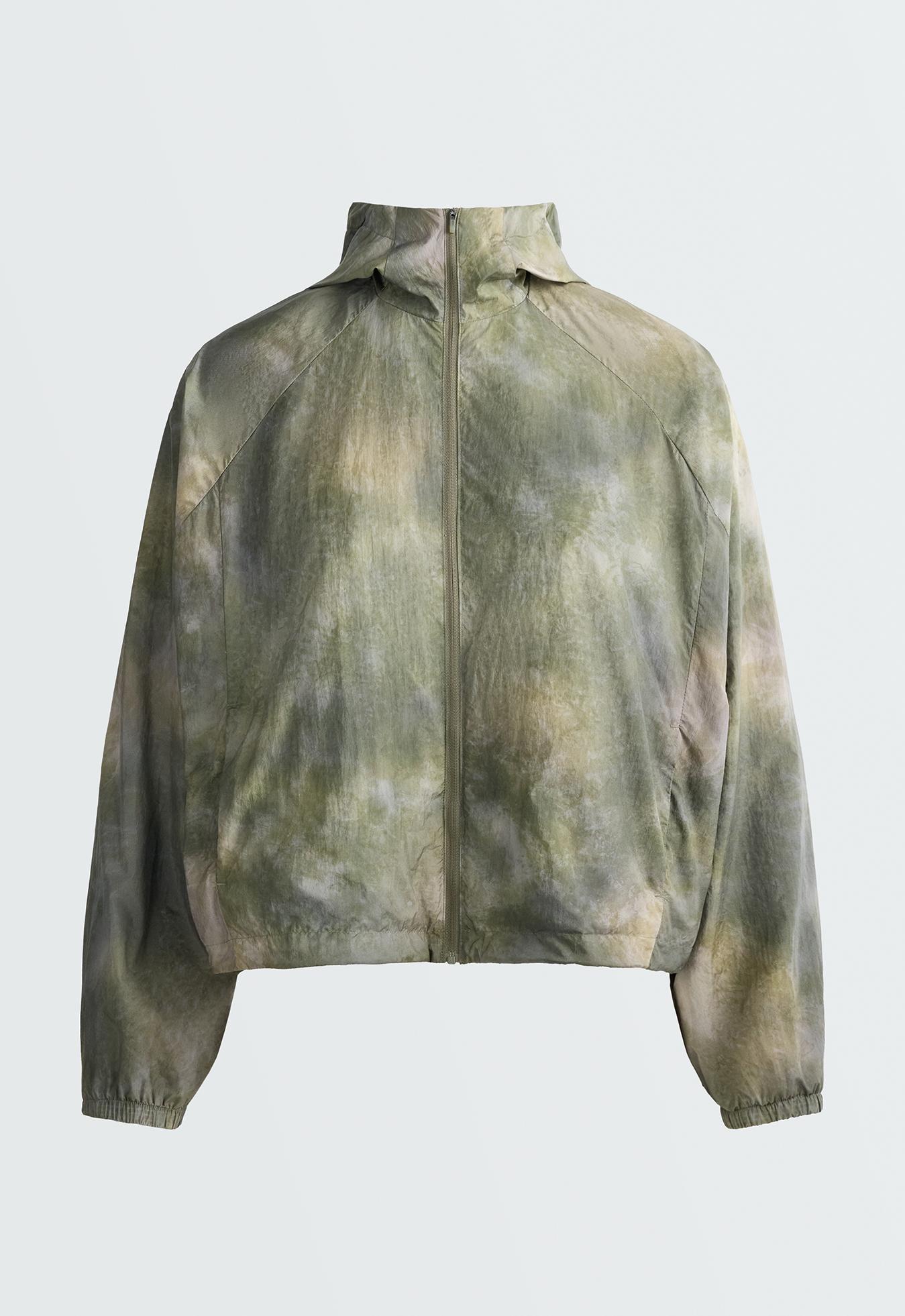 Printed track jacket — KHAKI