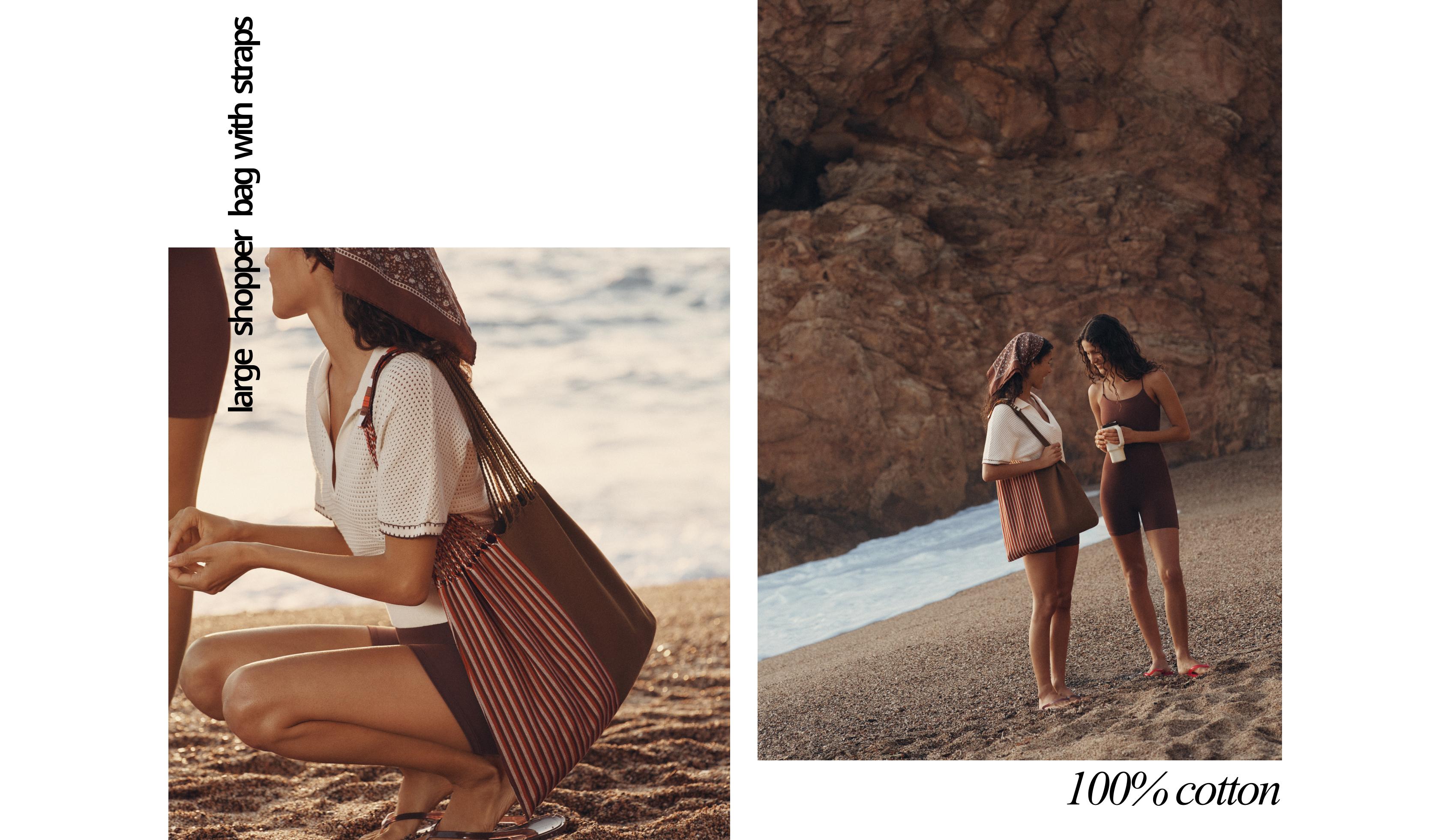 100% Cotton shopper bag — BROWN