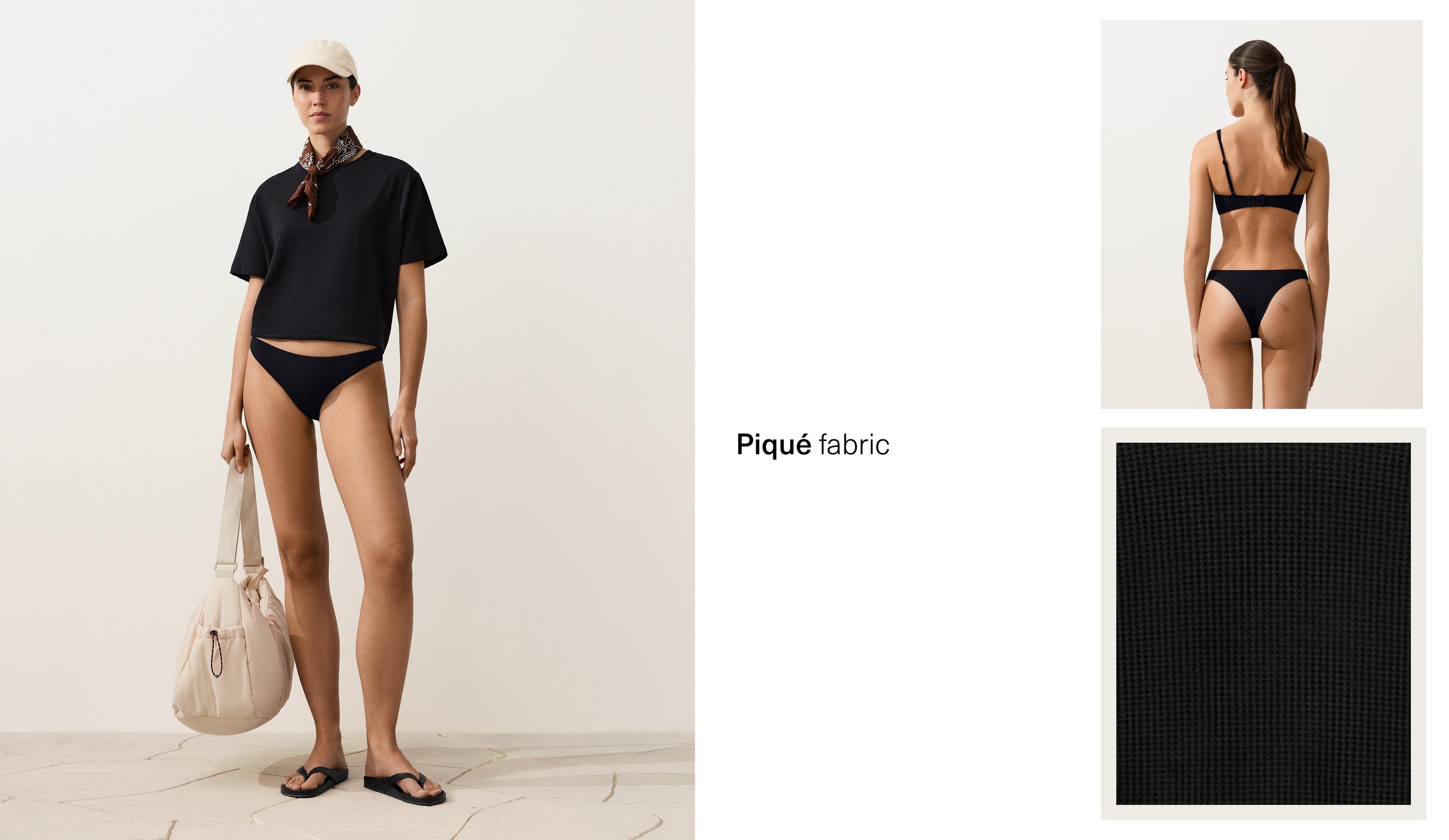 Oysho Pike kumaşlı Brezilya bikini altı görsel 3