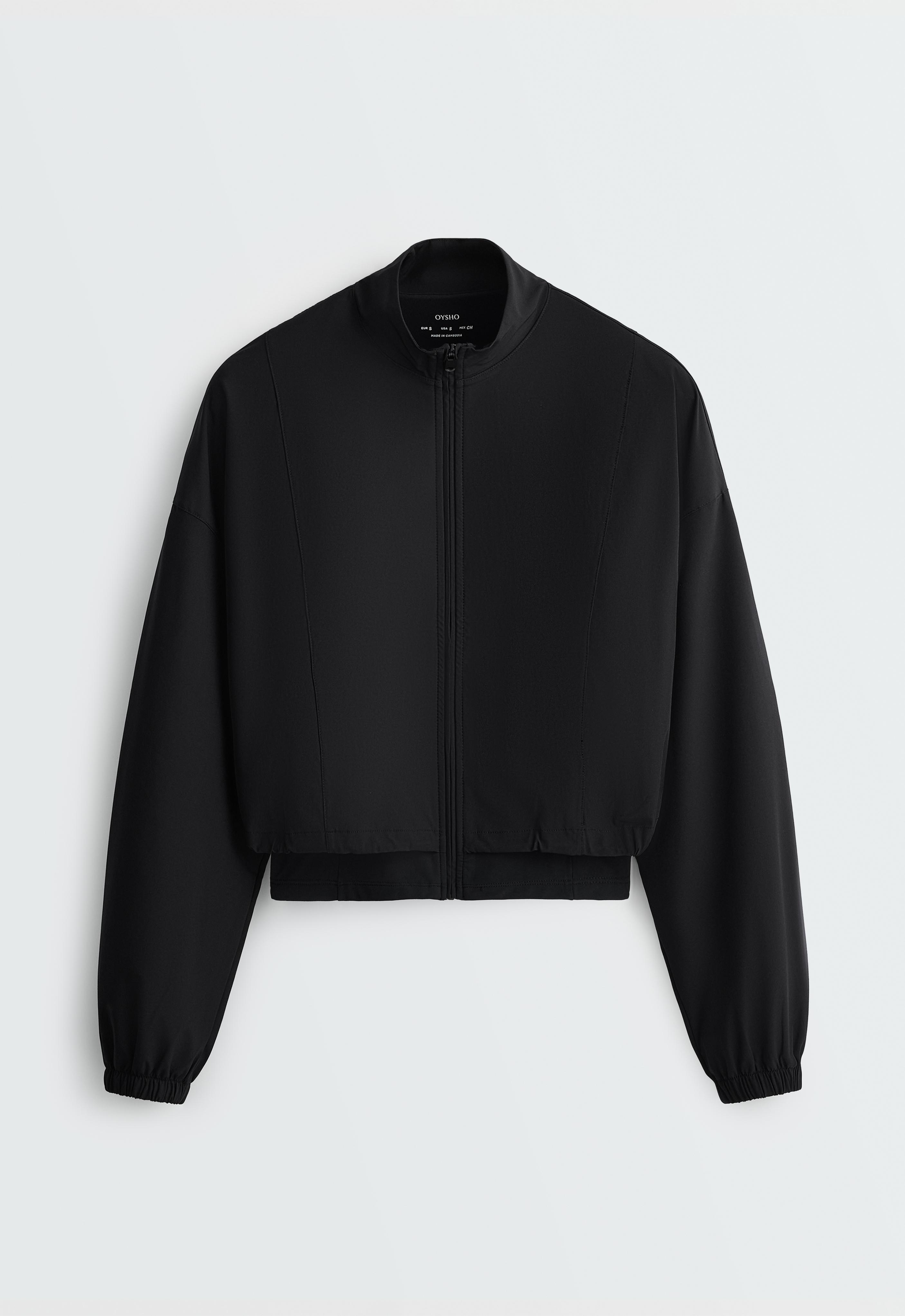Double stretch technical jacket — BLACK