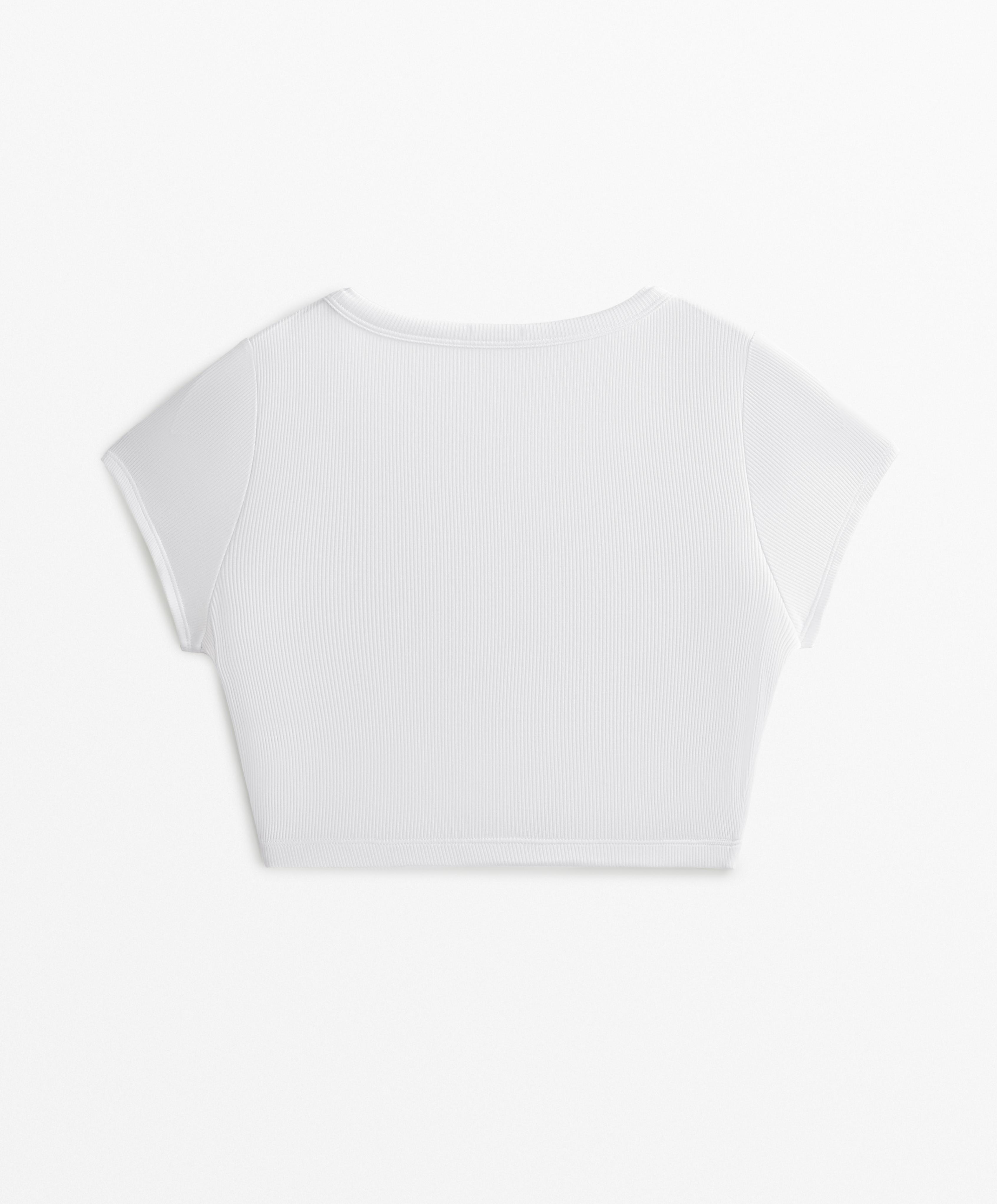 Rib modal blend crossover tank top