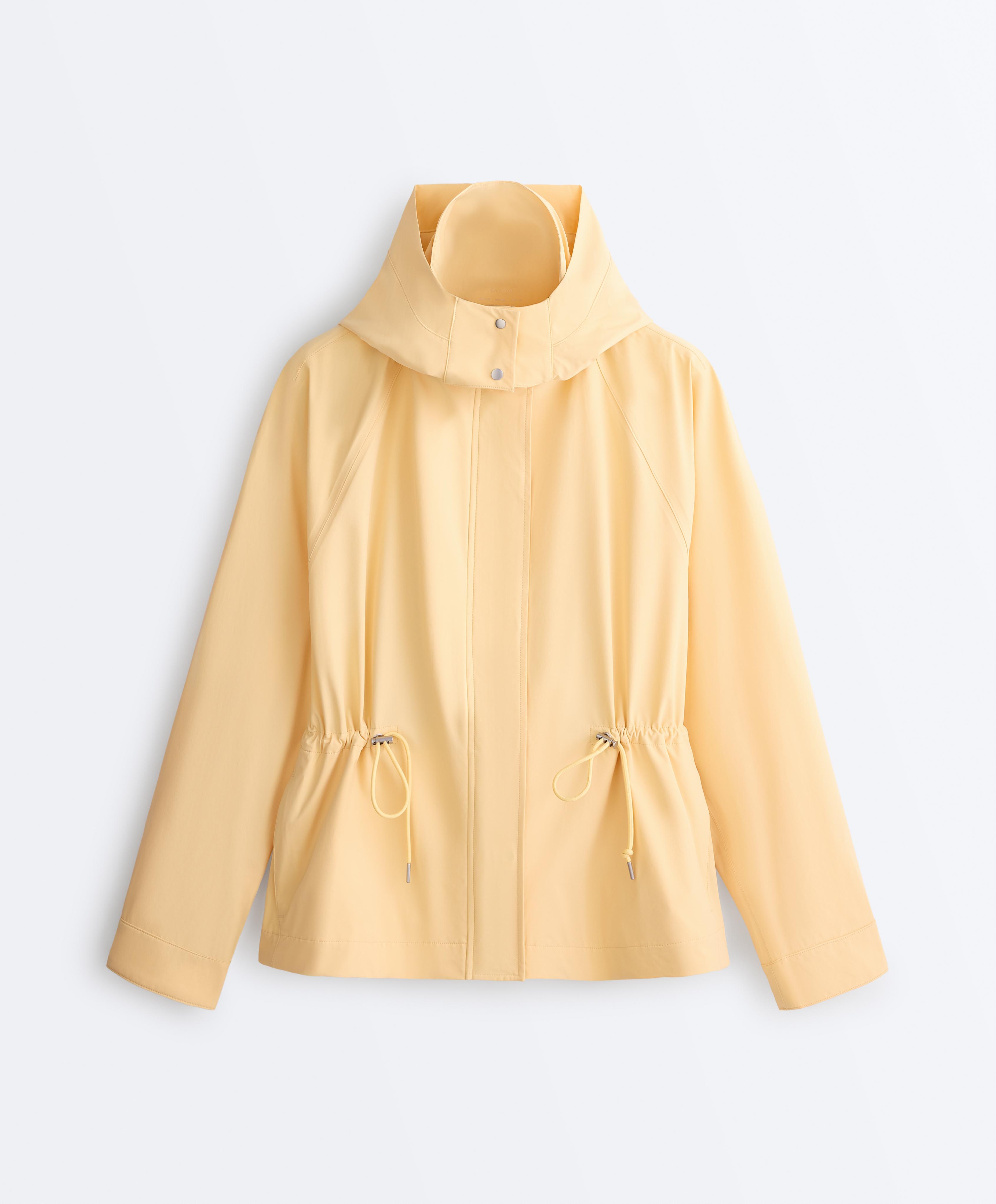 Extra lightweight 10k waterproof jacket — PALE YELLOW