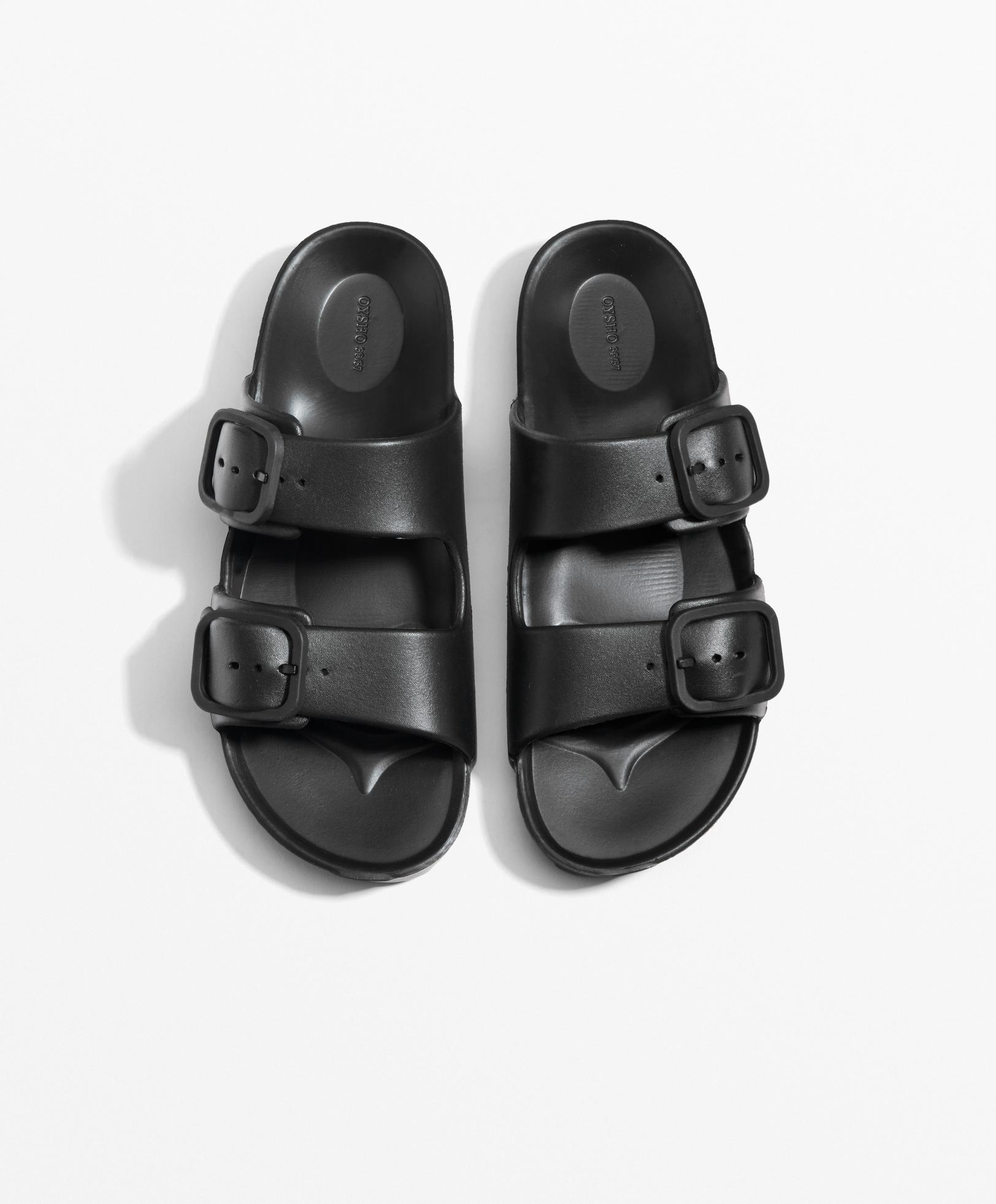 Buckled sandals