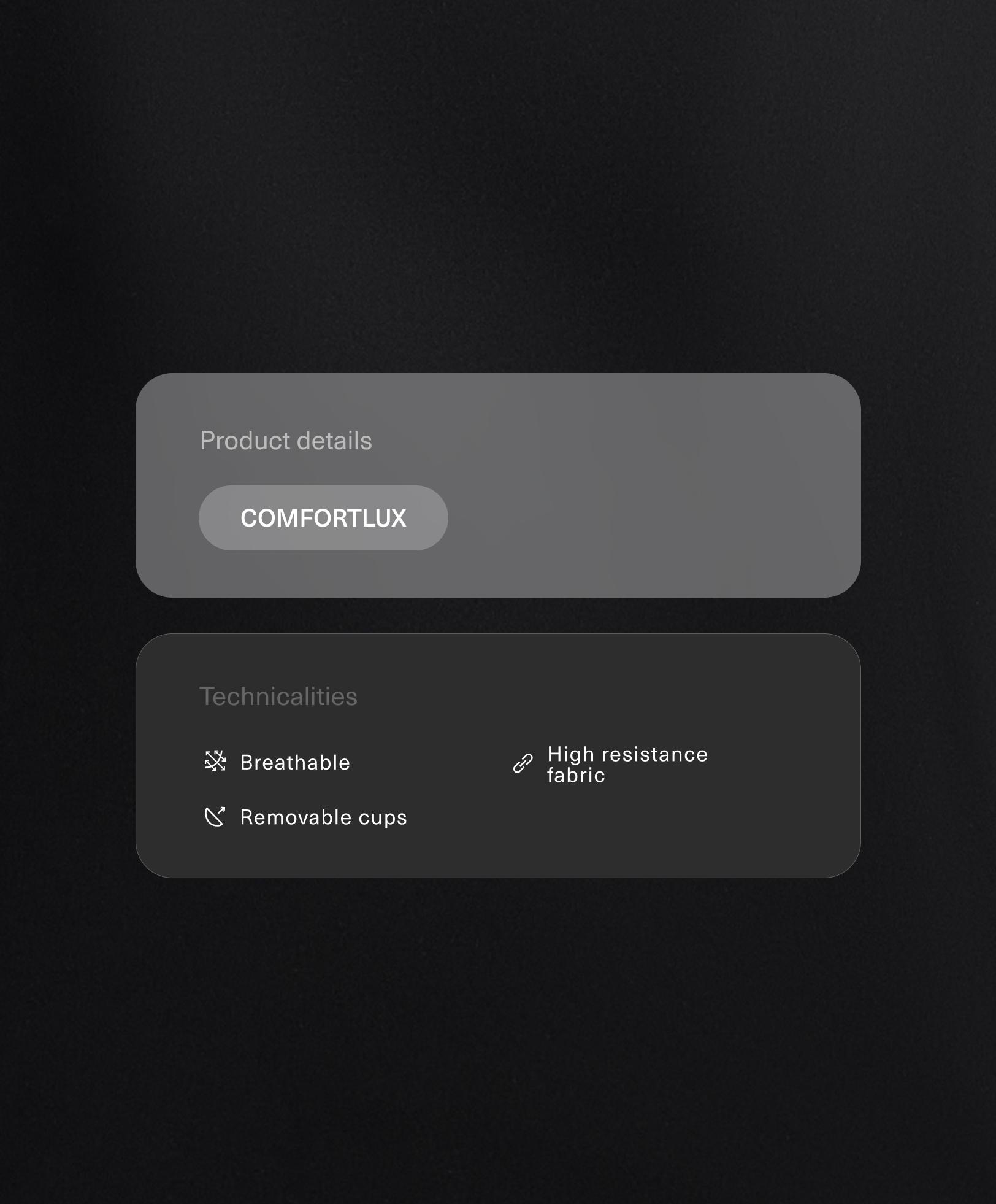 Tank top long Comfortlux multi bretelles bonnets