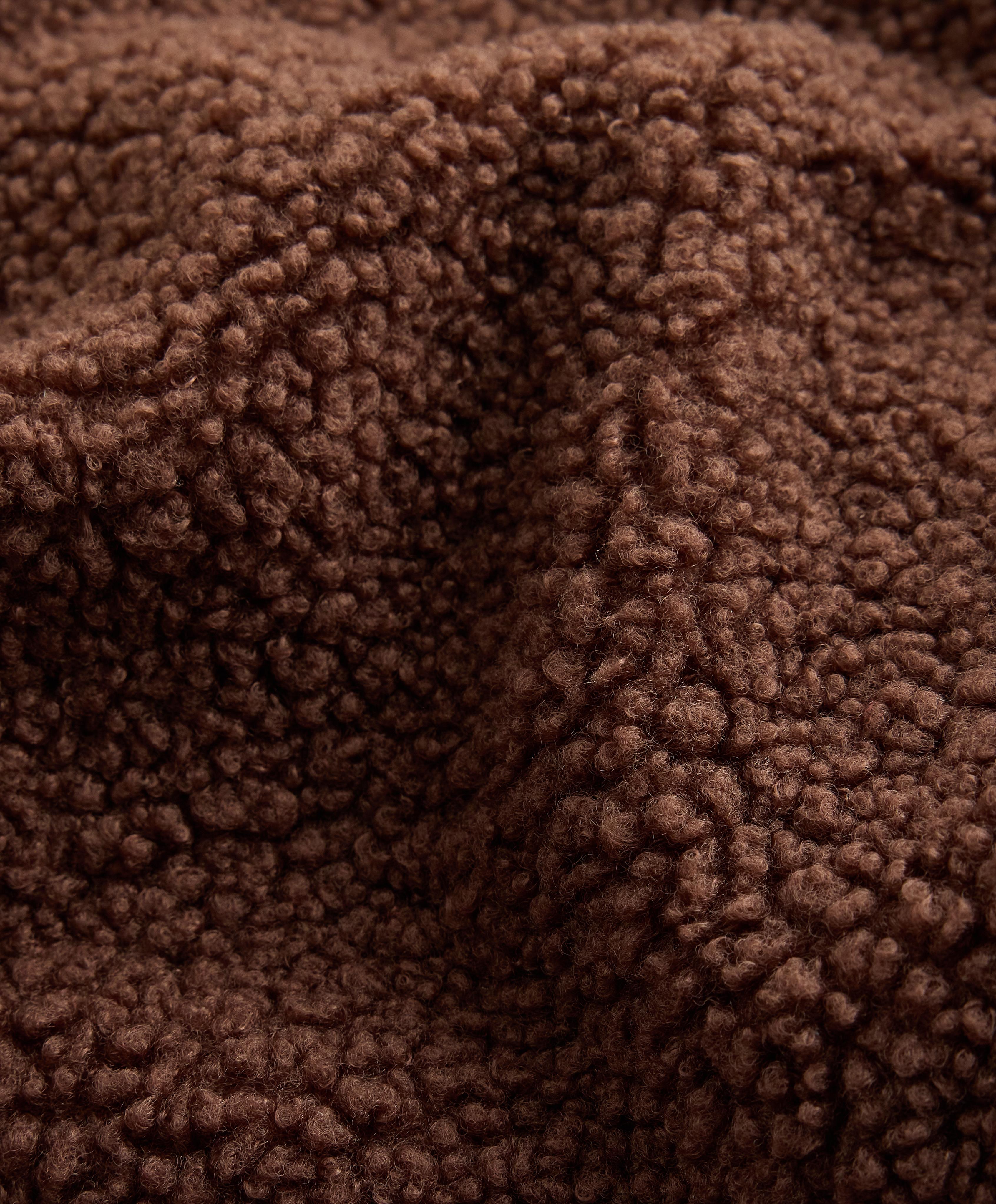Piping faux-shearling jacket — COCOA