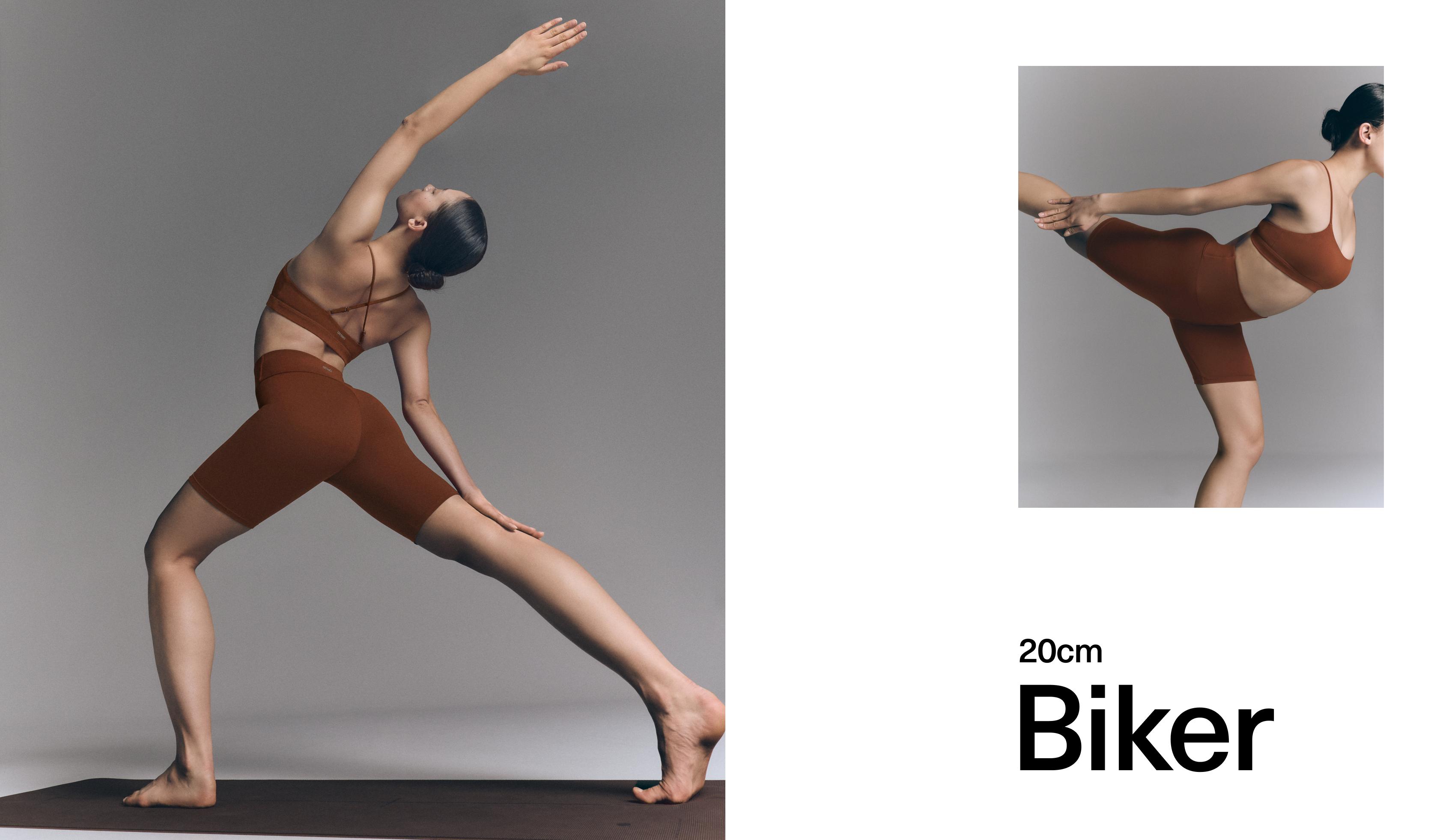 Comfortlux high-rise 20cm biker leggings