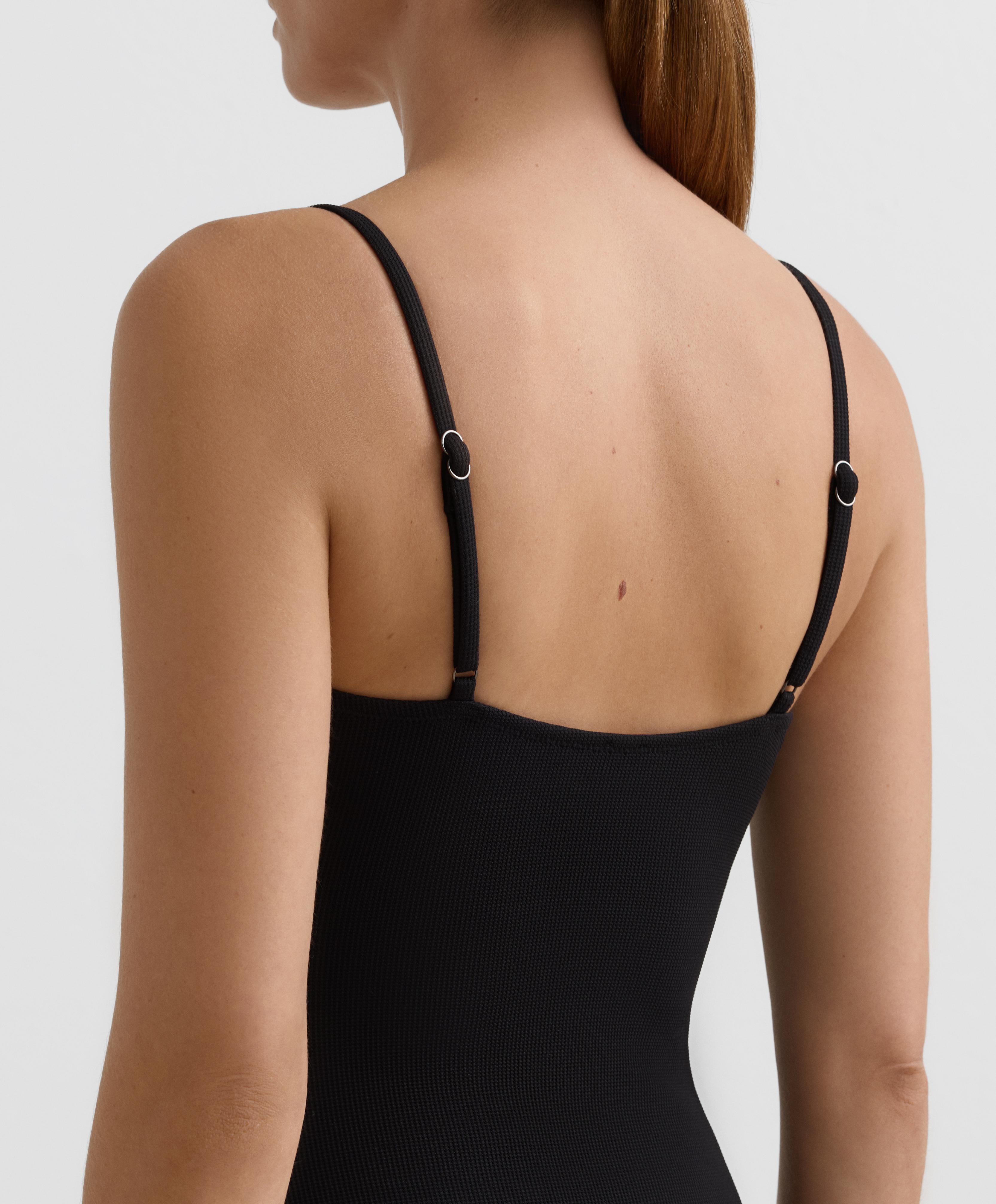 V yakalı fitilli mayo - Görsel 5