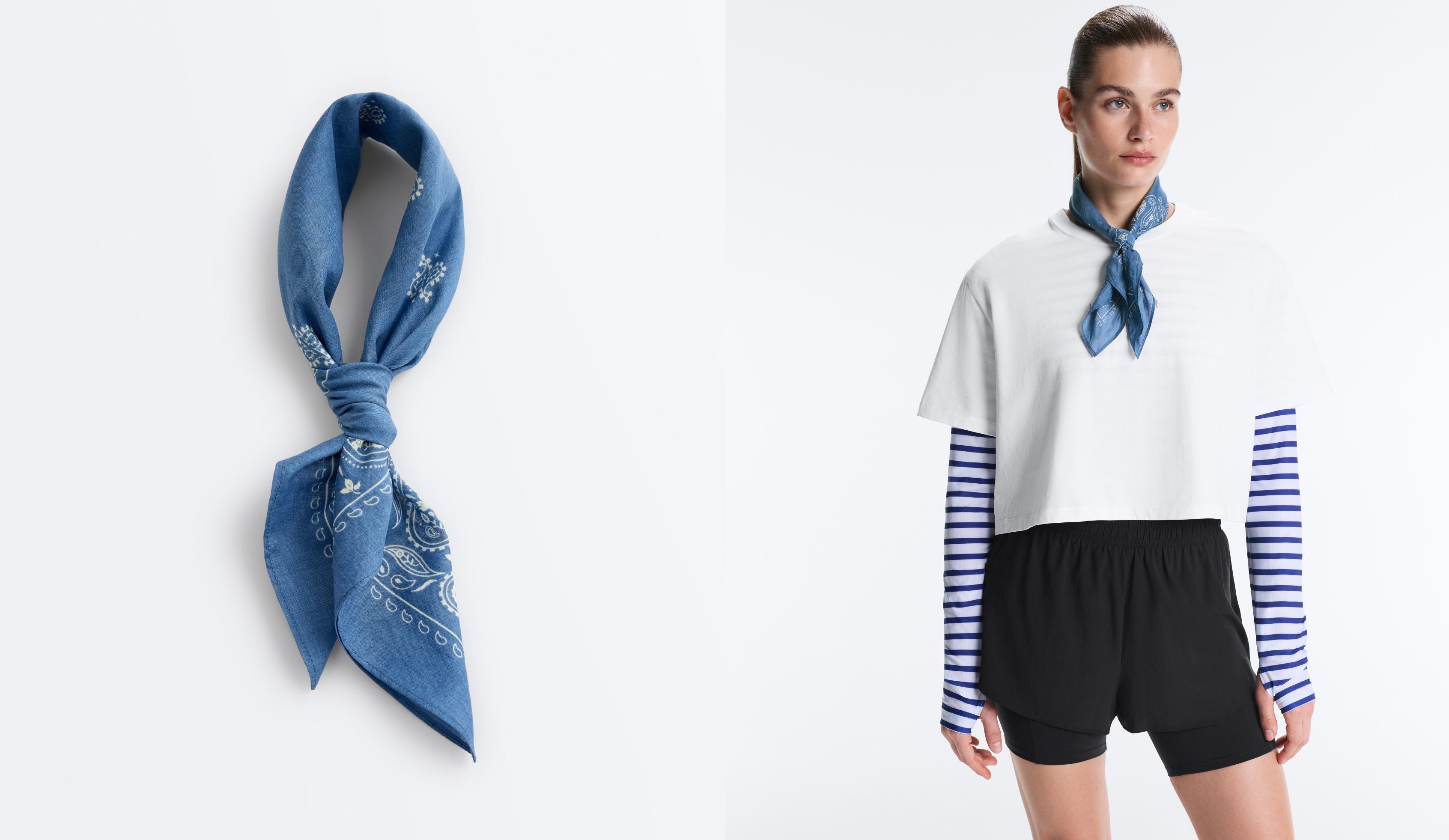 100% cotton print bandana