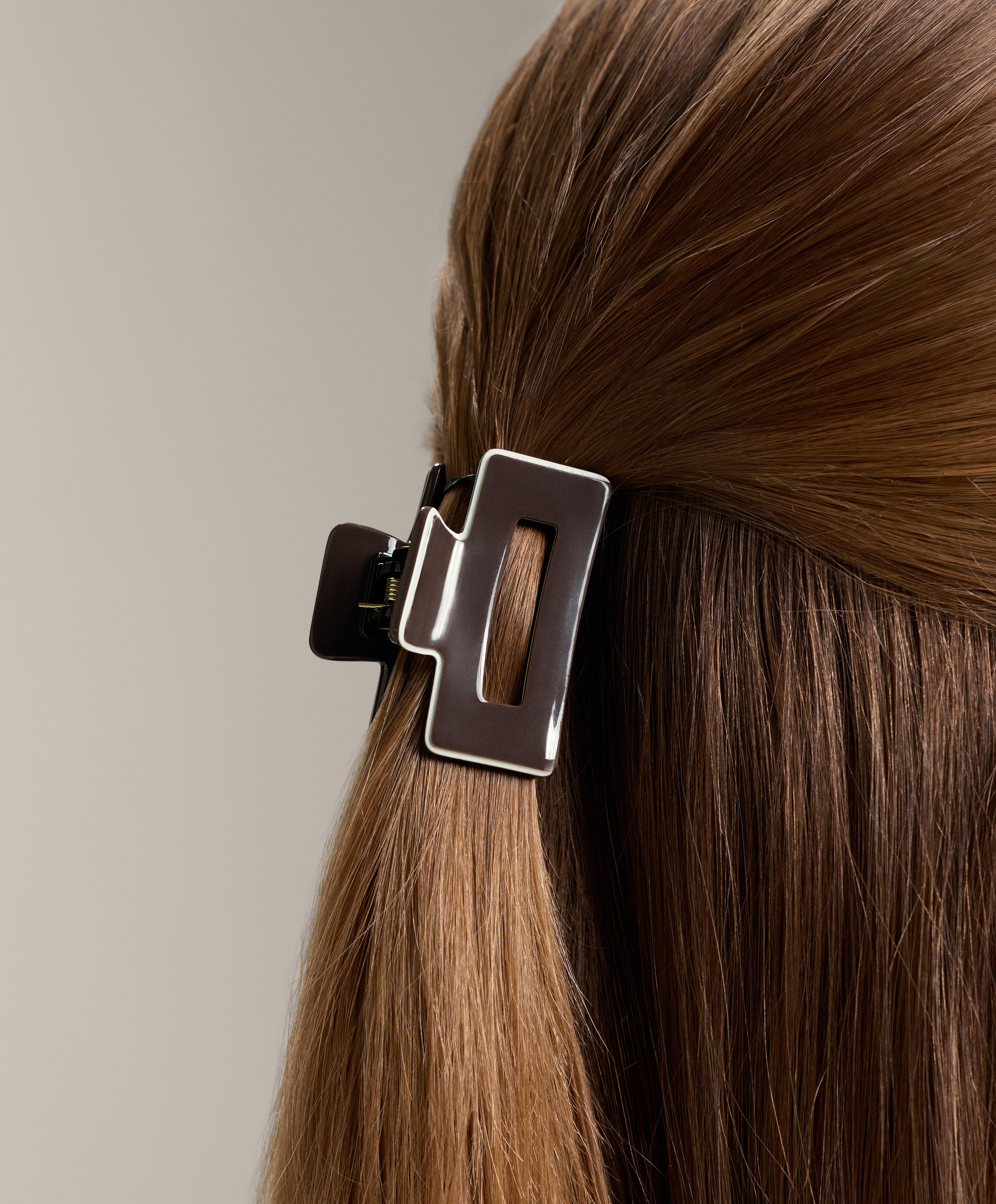 2 kwadratowe spinki do włosów z pipingiem 2 kwadratowe spinki do włosów z pipingiem