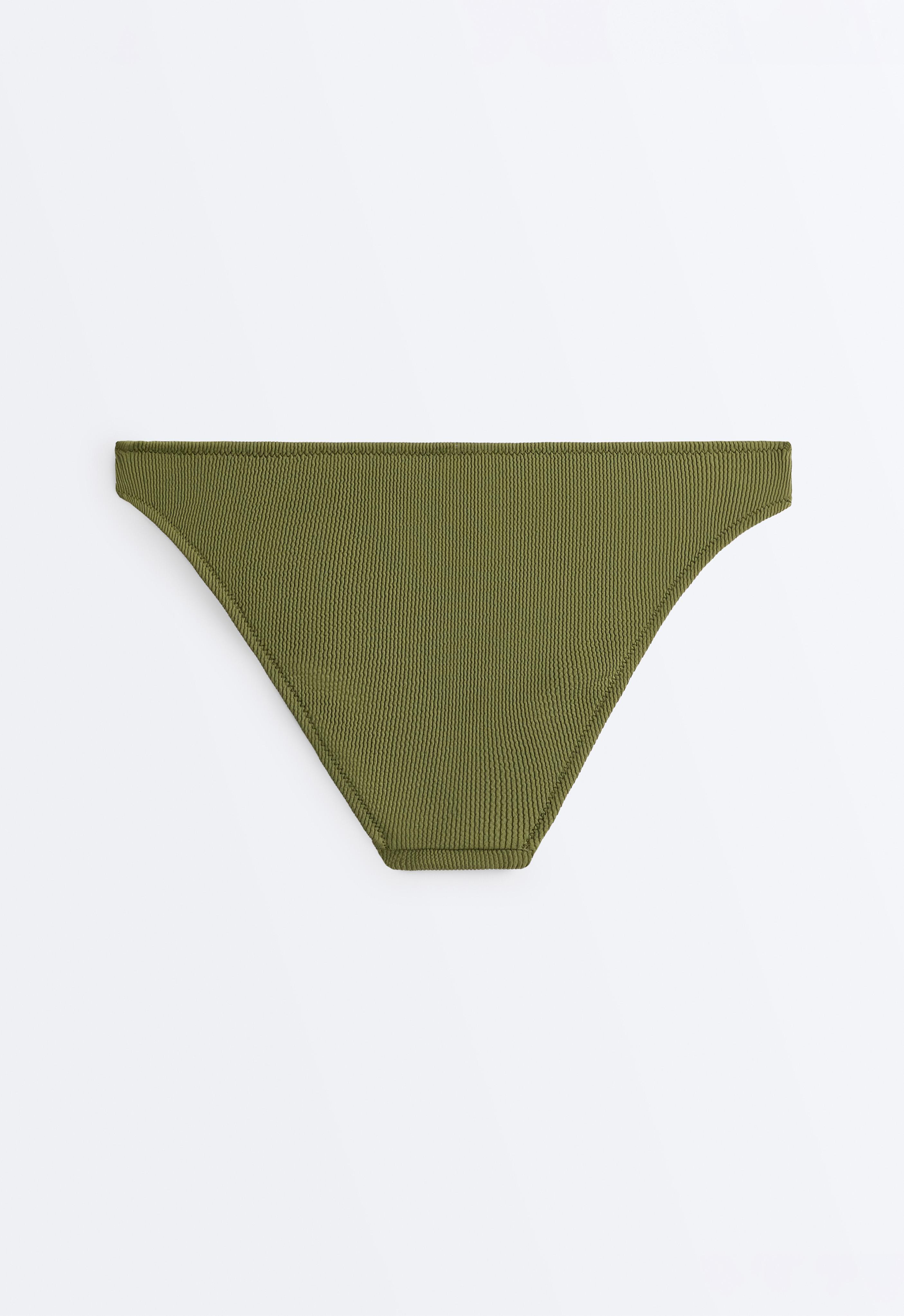 Rib classic bikini briefs — LIGHT KHAKI