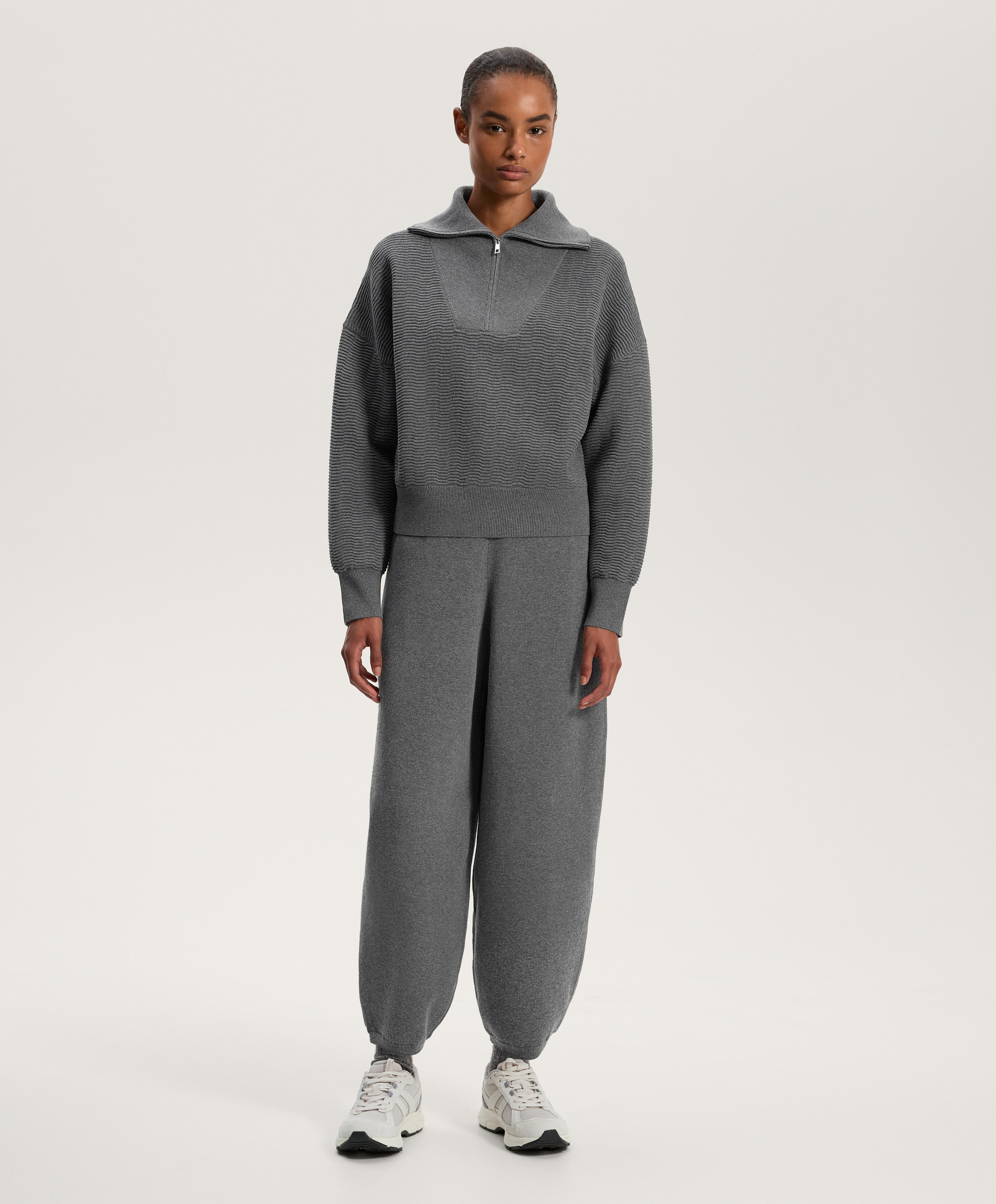 Cocoon knit trousers | OYSHO United States