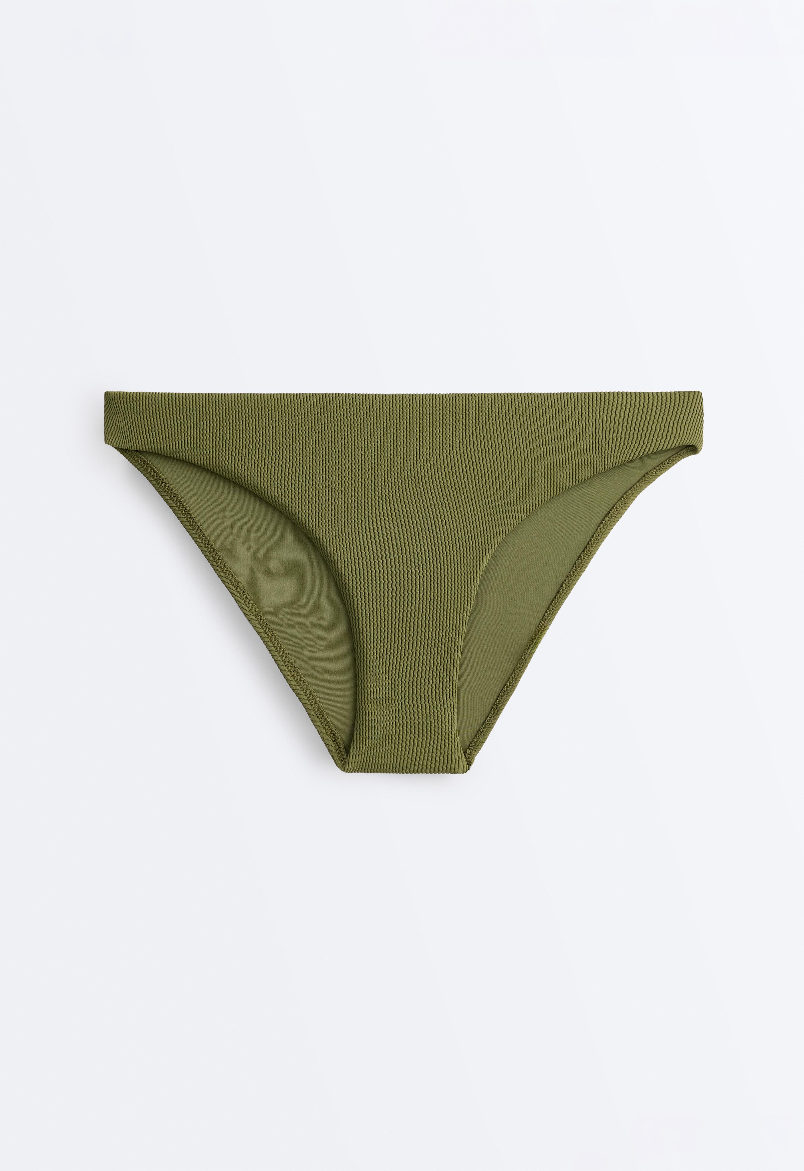Rib classic bikini briefs — LIGHT KHAKI