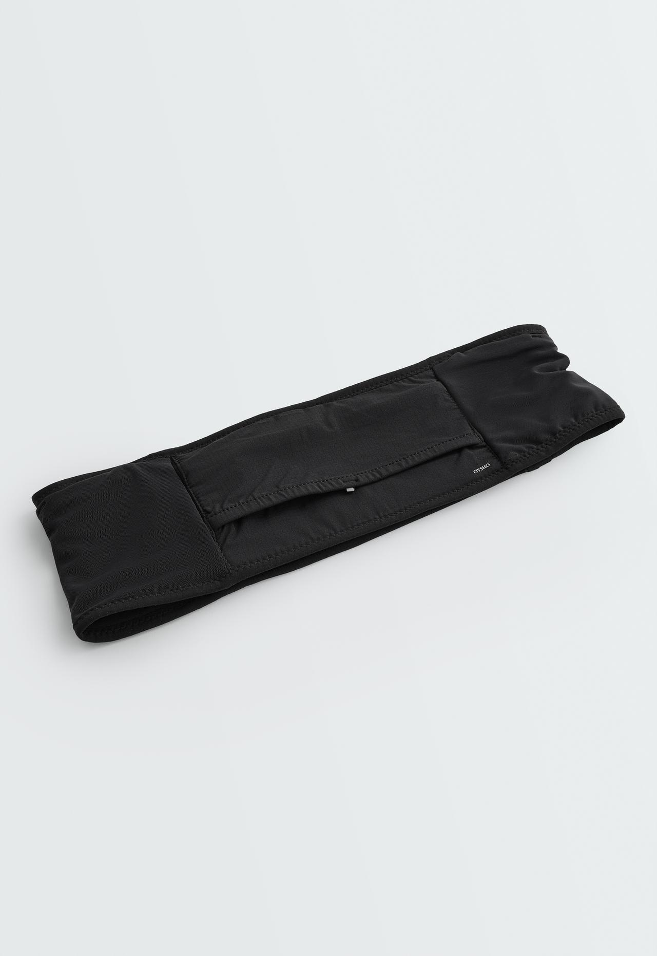 Running belt bag — BLACK
